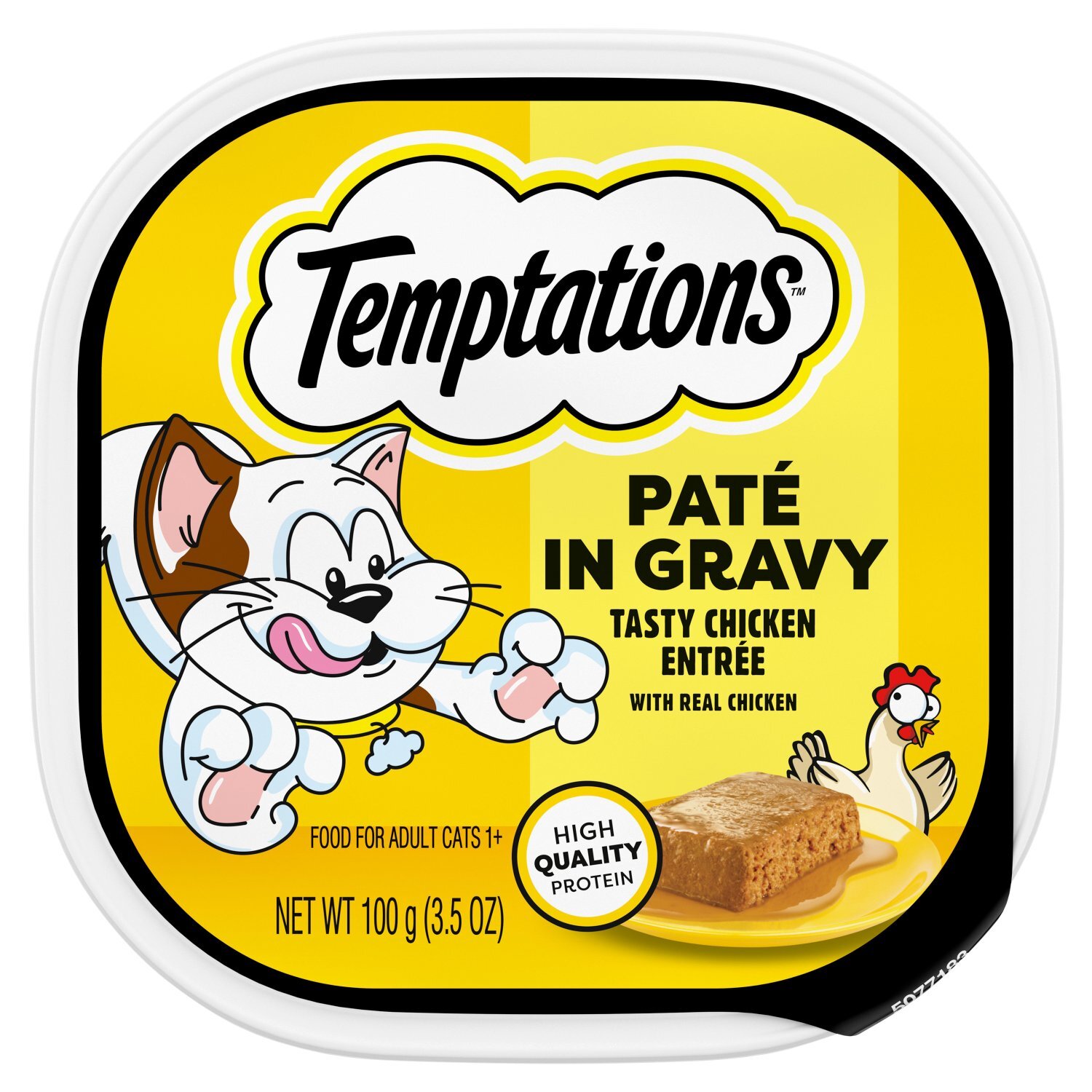 Temptations Tasty Chicken Paté in Gravy Food for Adult Cats 1+, 3.5 oz Image 1 of 6