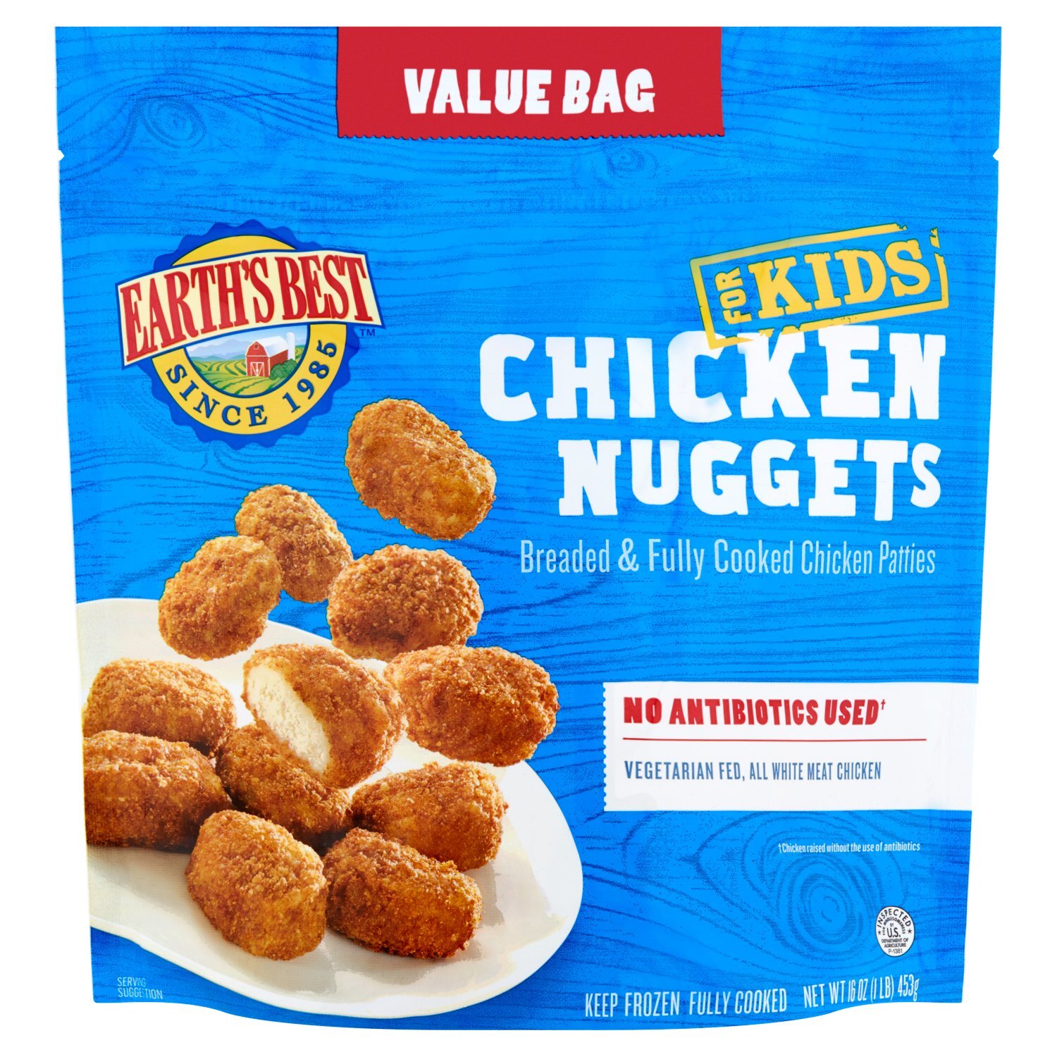 Earth's Best Chicken Nuggets for Kids Value Bag, 16 oz Image 1 of 5