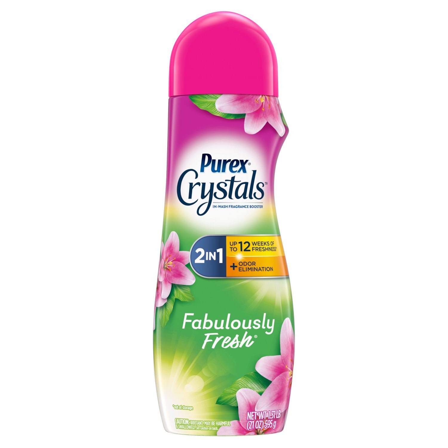 Purex Crystals Fabulously Fresh In-Wash Fragrance Booster, 1.31 lb Image 1 of 9
