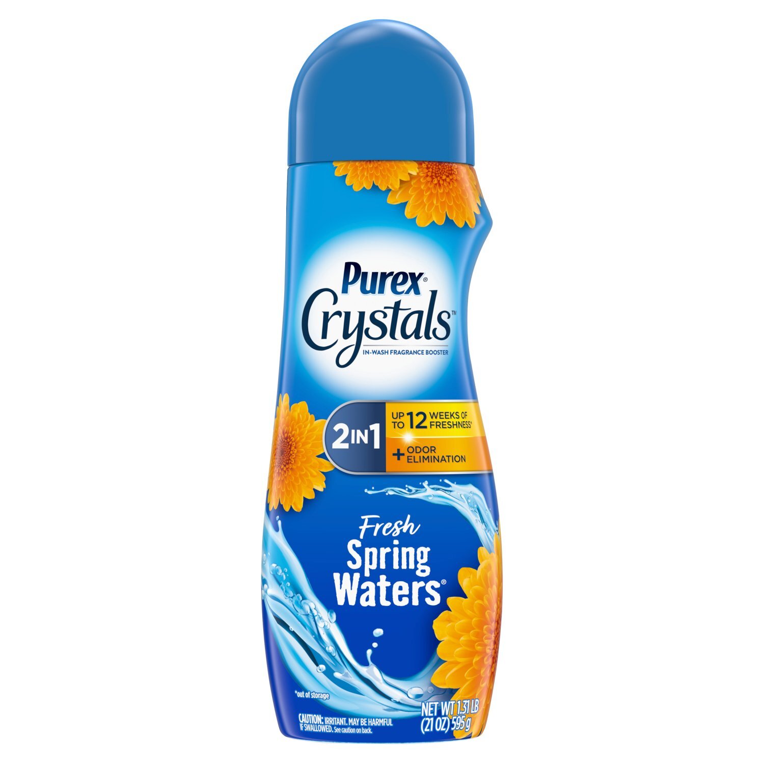 Purex Crystals Fresh Spring Waters 2in1 In-Wash Fragrance Booster, 1.31 lb Image 1 of 9
