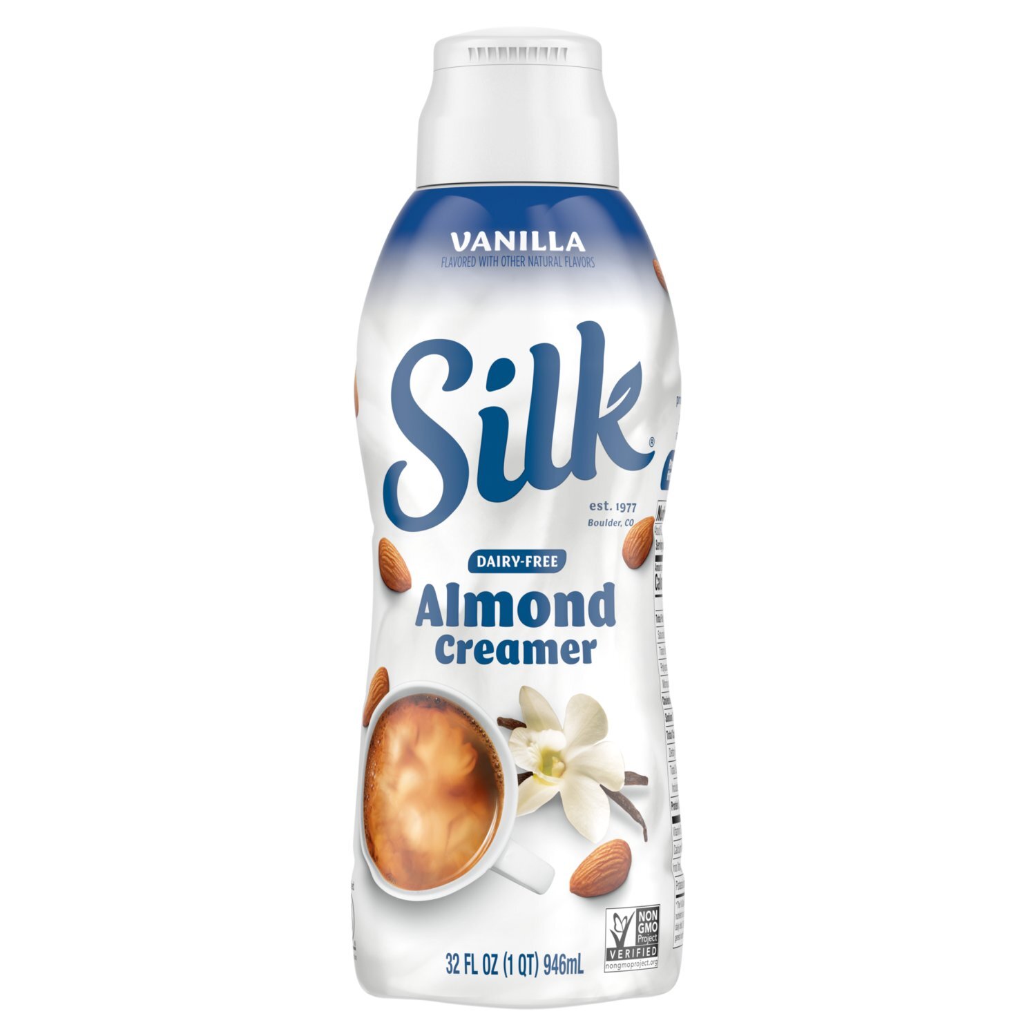 Silk Dairy-Free Vanilla Almond Creamer, 32 fl oz - Fairway
