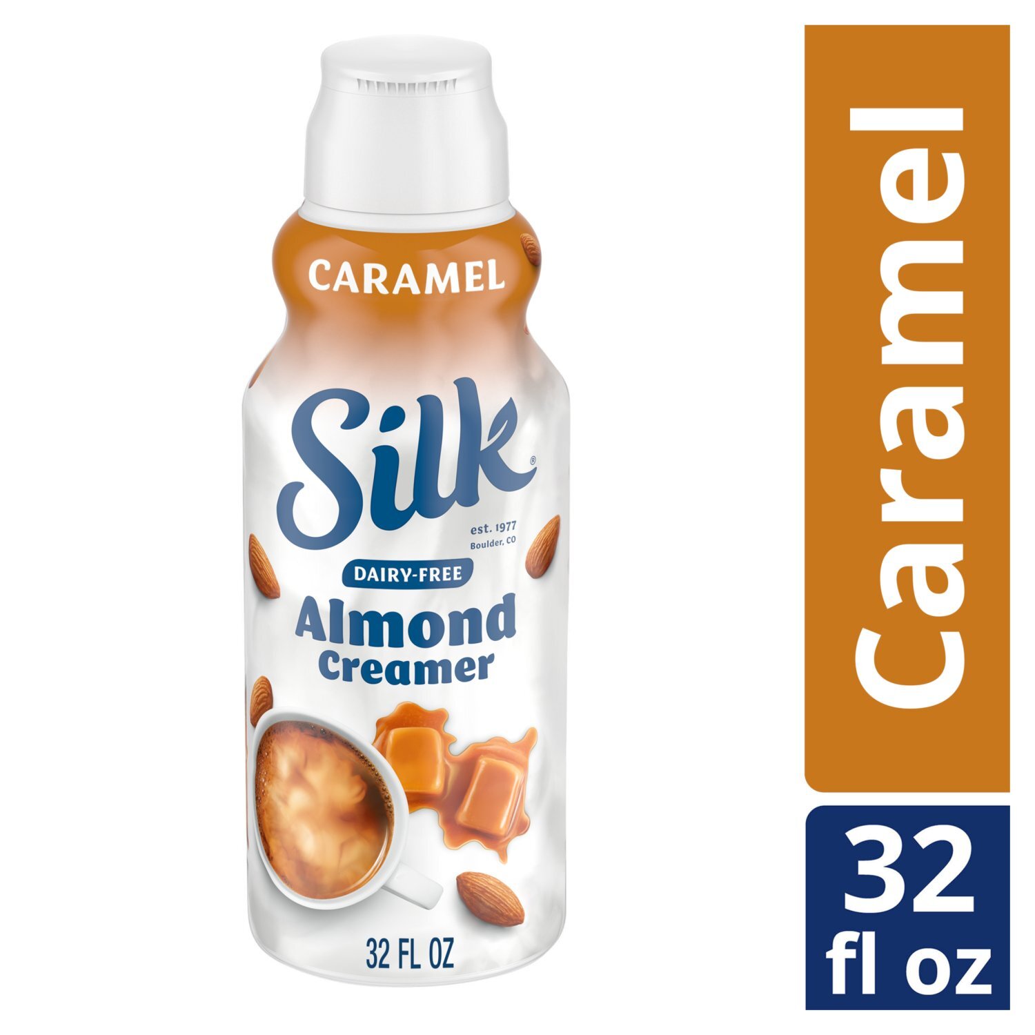 Silk Caramel Almond Creamer, 32 fl oz - The Fresh Grocer