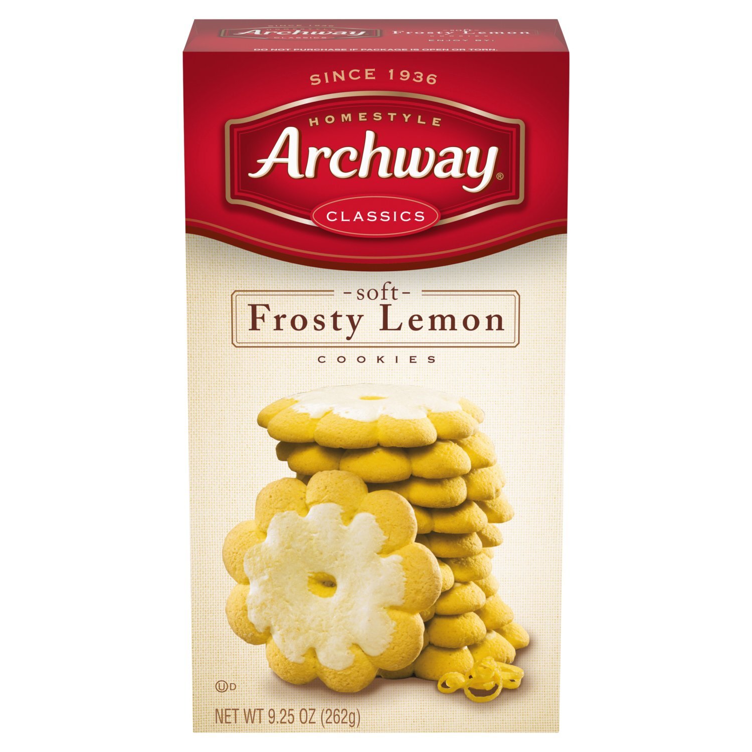 アッキー Archway Classics Homestyle Soft Frosty Lemon Cookies, 9.25 oz