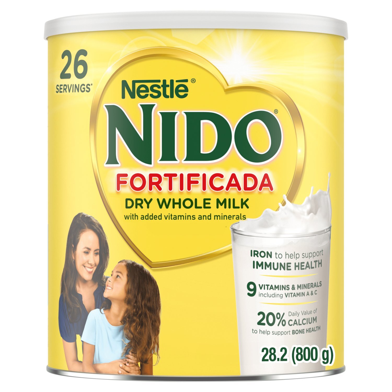 Nestle Nido Fortificada Dry Whole Milk, 28.2 oz Image 1 of 7
