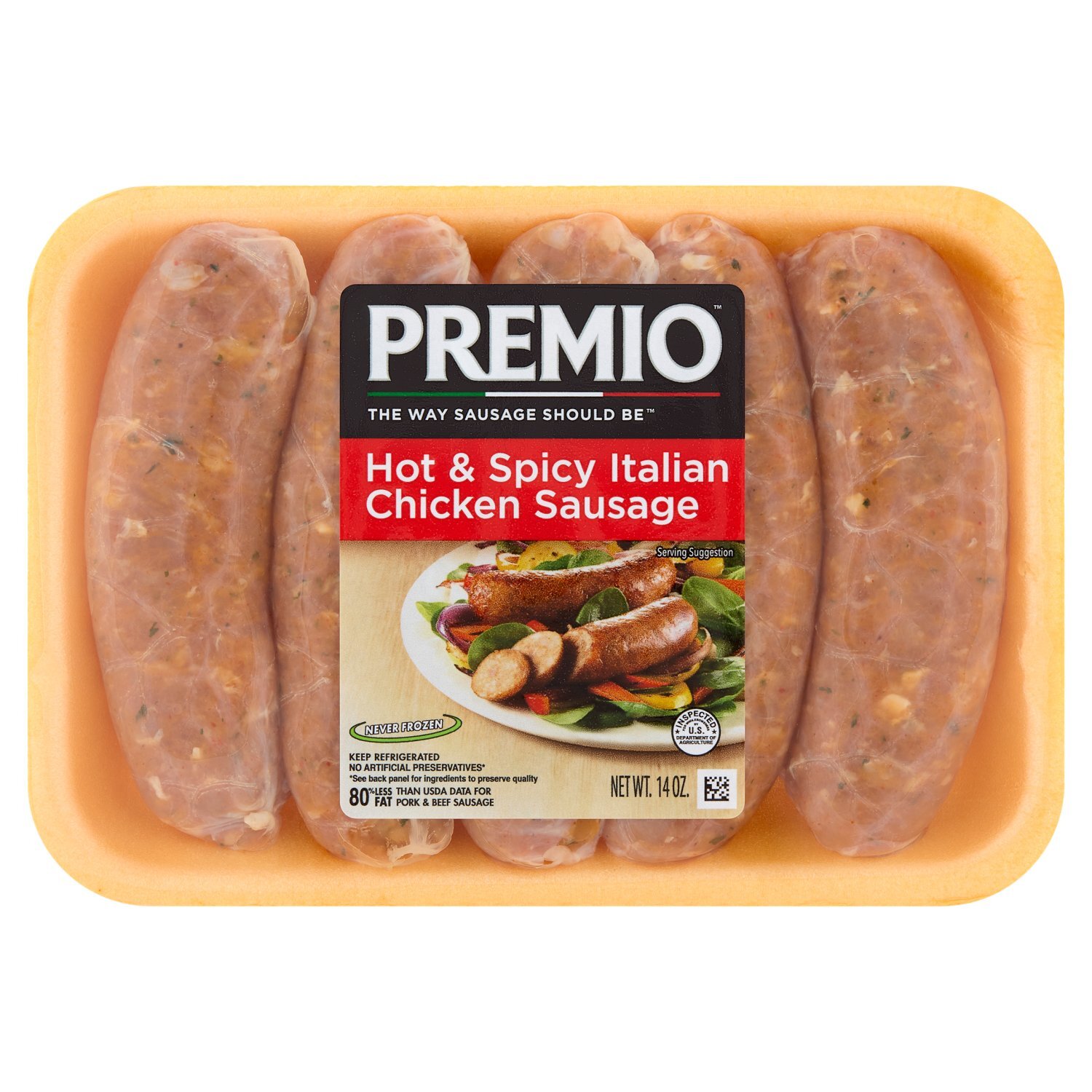Sprouts Hot Italian Chicken Sausage Links