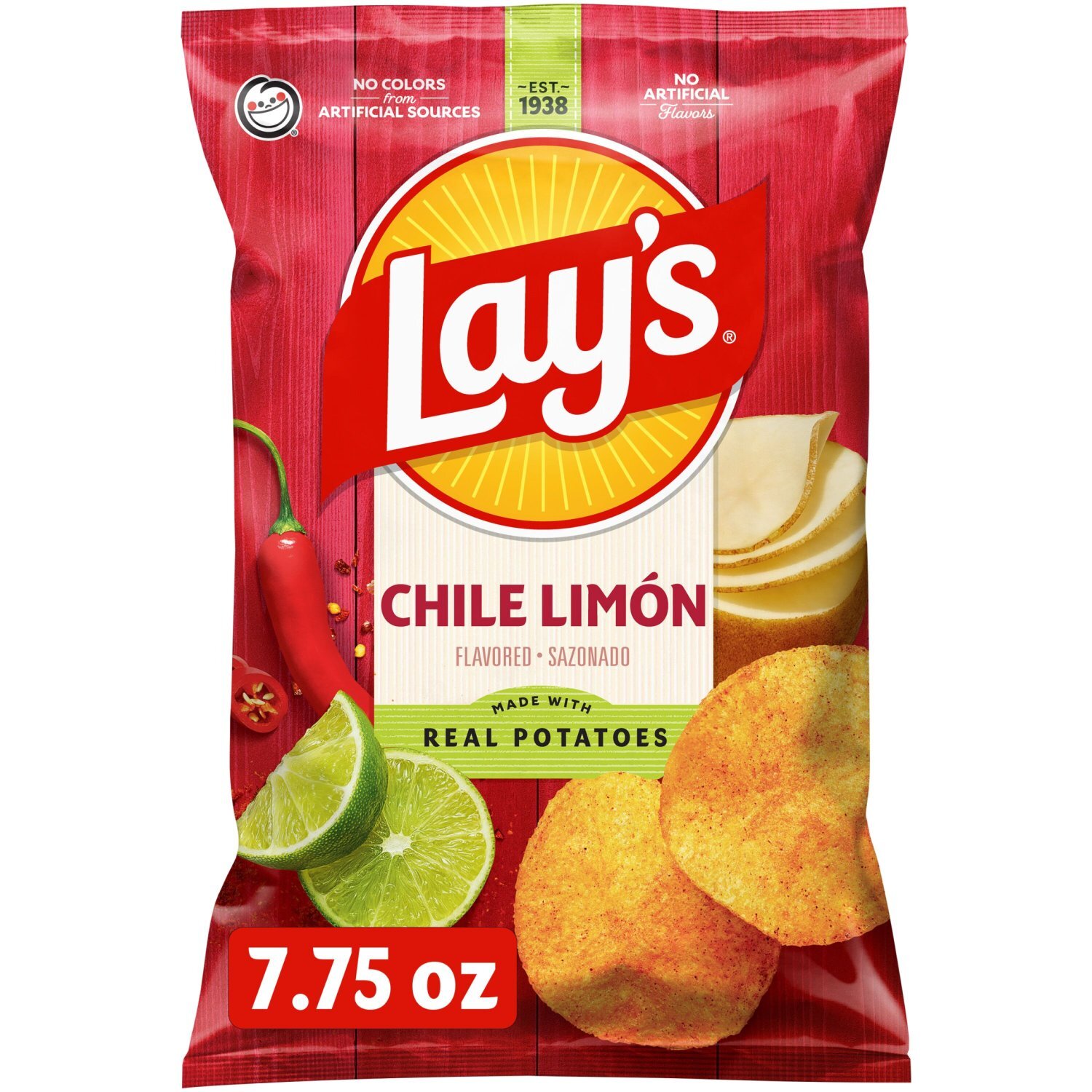 Lay's Potato Chips Chile Limon Flavored 7 3/4 Oz - Price Rite