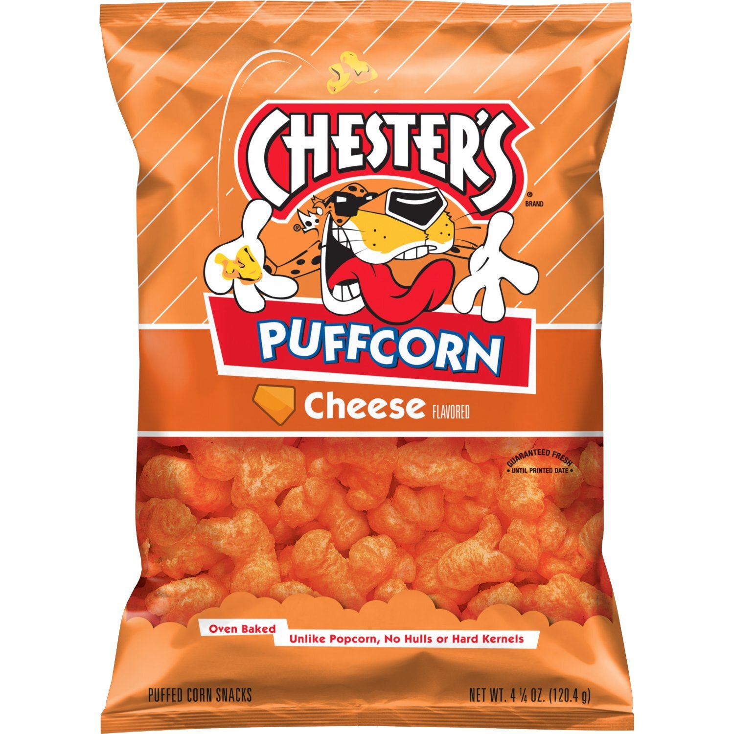 Chester's Puffed Corn Snacks Cheese Flavored 4 1/4 Oz Image 1 of 4