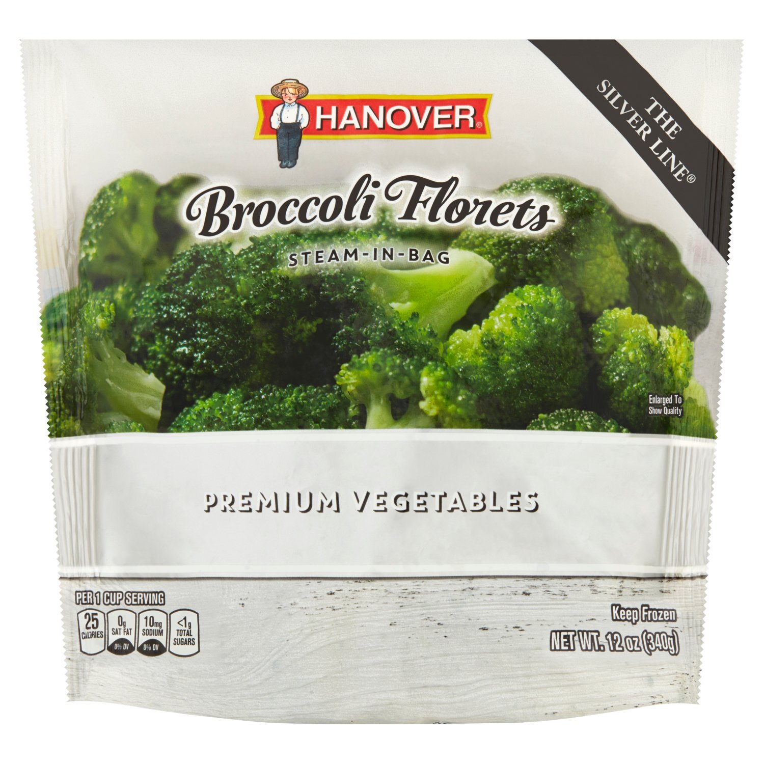 Hanover Steam-In-Bag Broccoli Florets, 12 oz Image 1 of 5