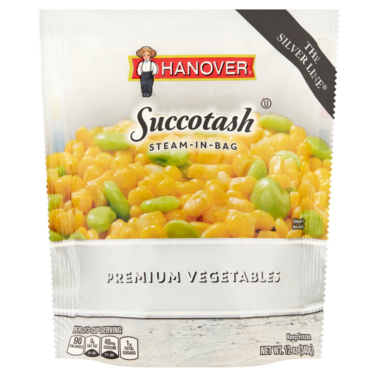 Hanover Steam-In-Bag Succotash Premium Vegetables, 12 oz Image 1 of 5