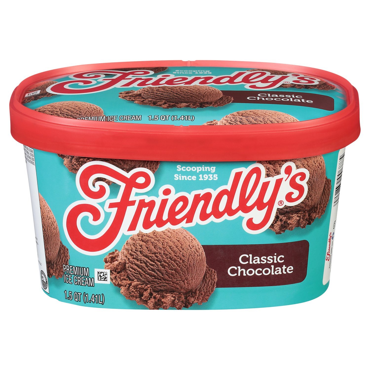 patissier1〜5 Friendly's Classic Chocolate Premium Ice Cream, 1.5 qt - Fairway