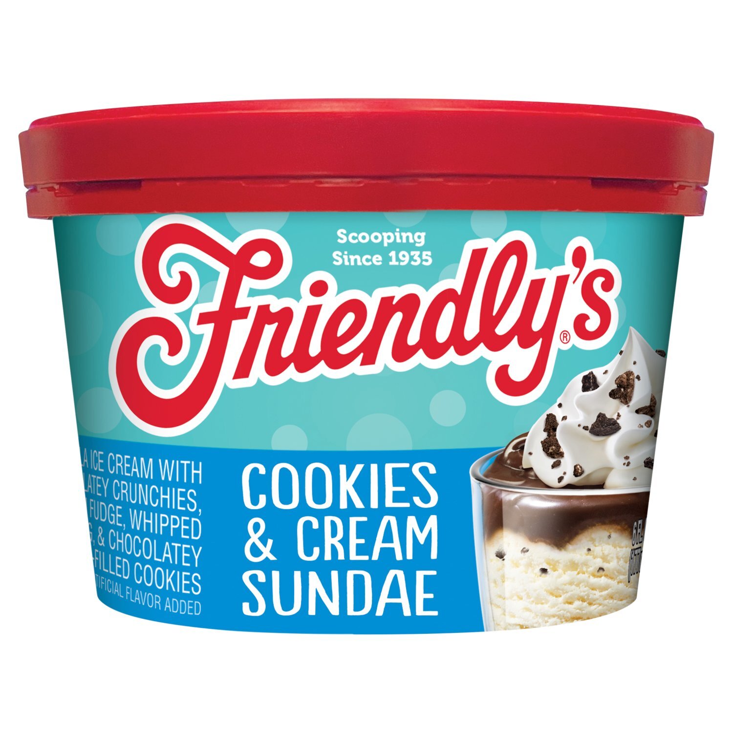 SサイズICECREAMセット④ Friendly's Cookies & Cream Sundae, 6 fl oz - Price Rite