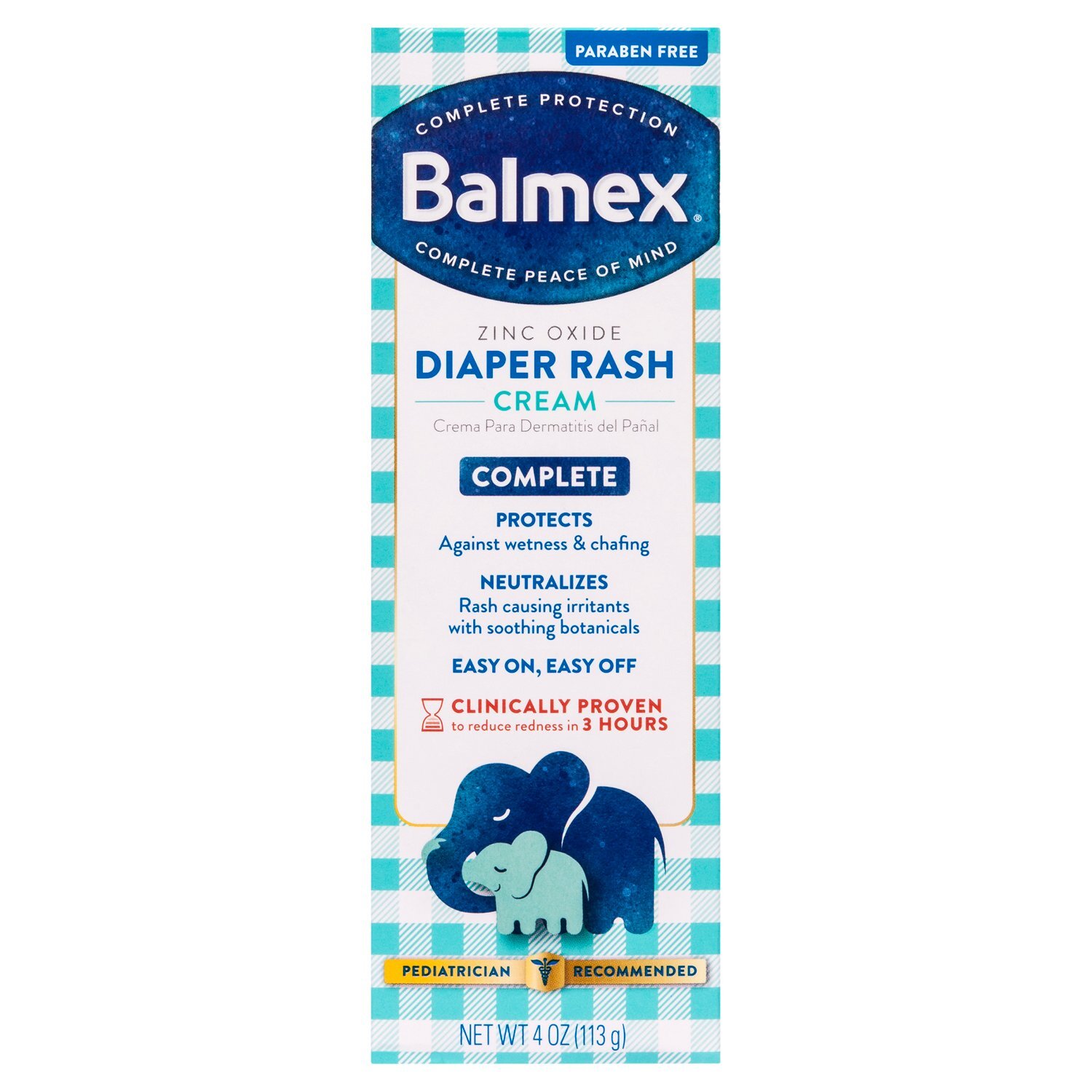 Balmex 4 oz. Diaper Rash Cream Image 1 of 6