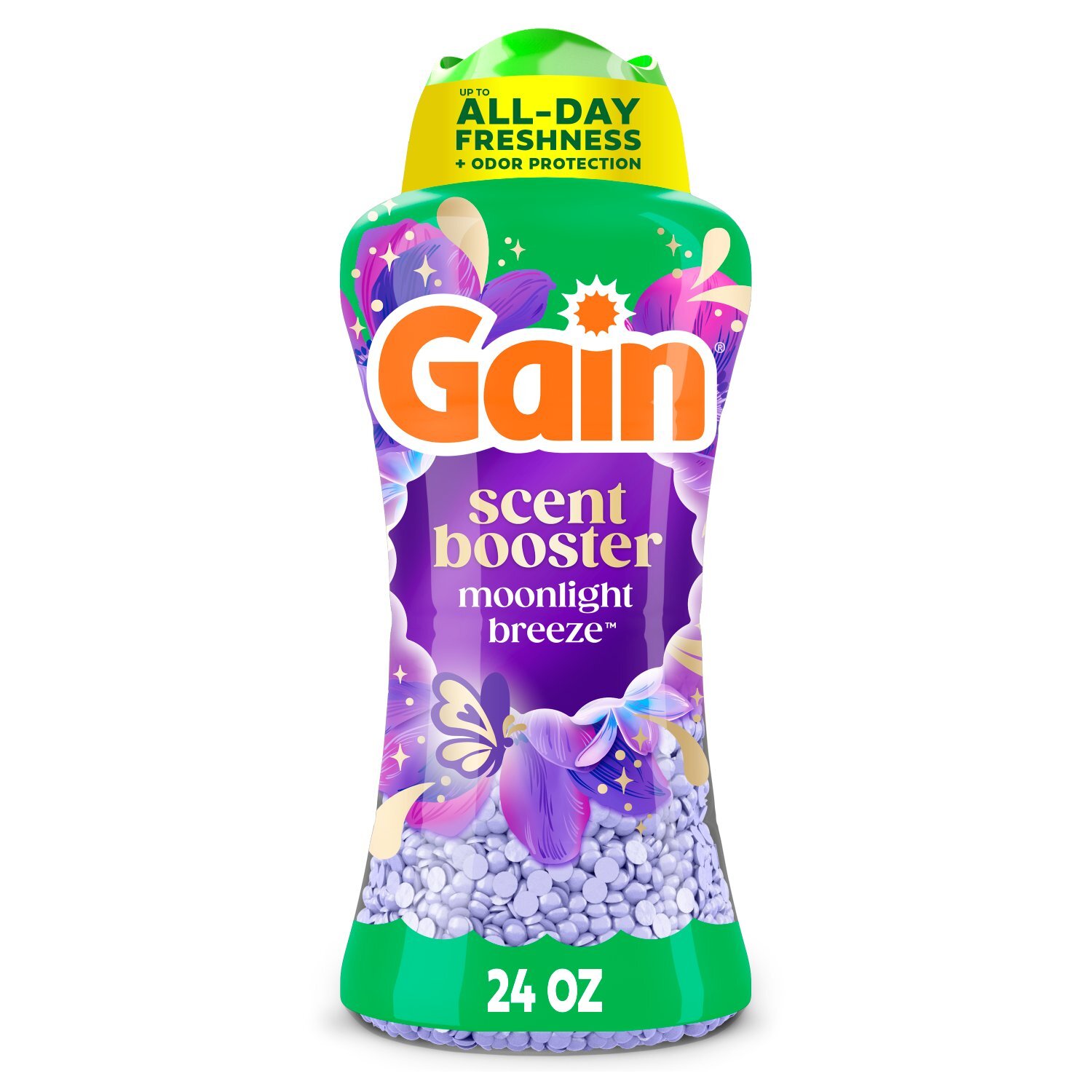 Gain In Wash Laundry Scent Booster, Moonlight Breeze Scent, 24.0 oz Image 1 of 13