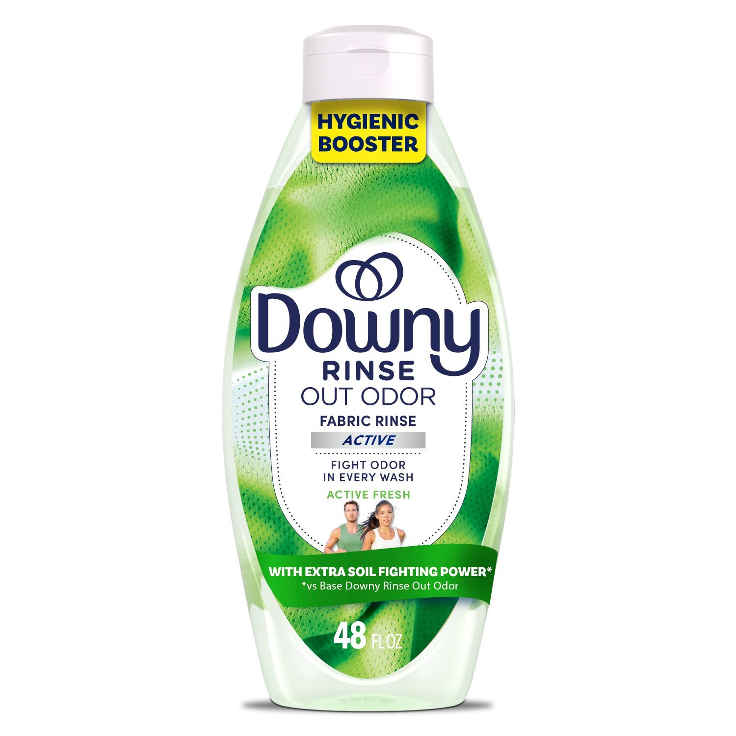 Downy Rinse Out Odor fabric rinse, Active Fresh scent, 48 fl oz Image 1 of 13