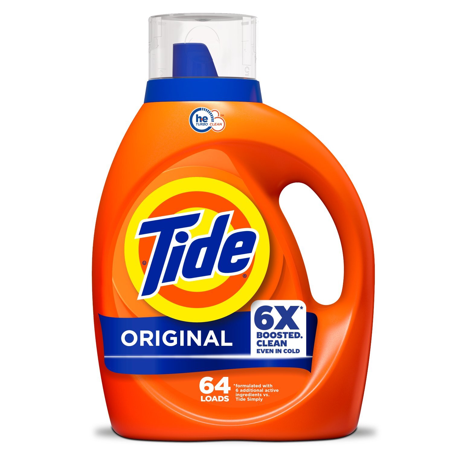Tide Liquid Laundry Detergent, Original Scent, 84 fl oz, 64 Loads

 Image 1 of 12