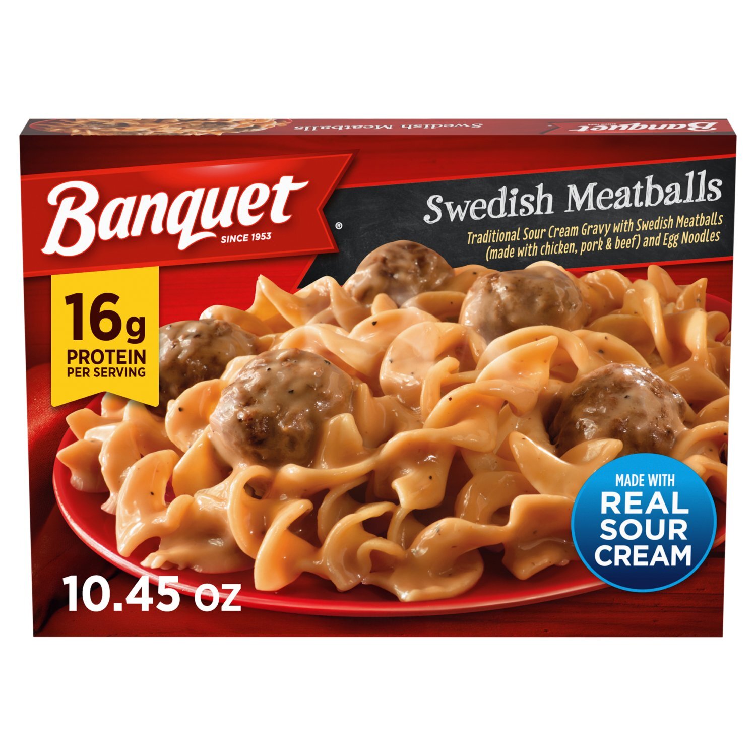 Banquet Swedish Meatballs, 10.45 oz Image 1 of 10
