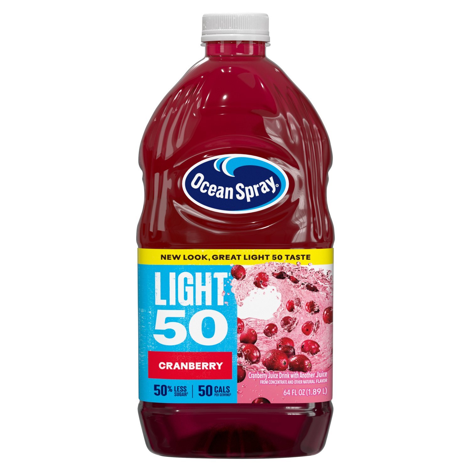 Ocean Spray Light 50 Cranberry Juice Drink, 64 fl oz - Fairway