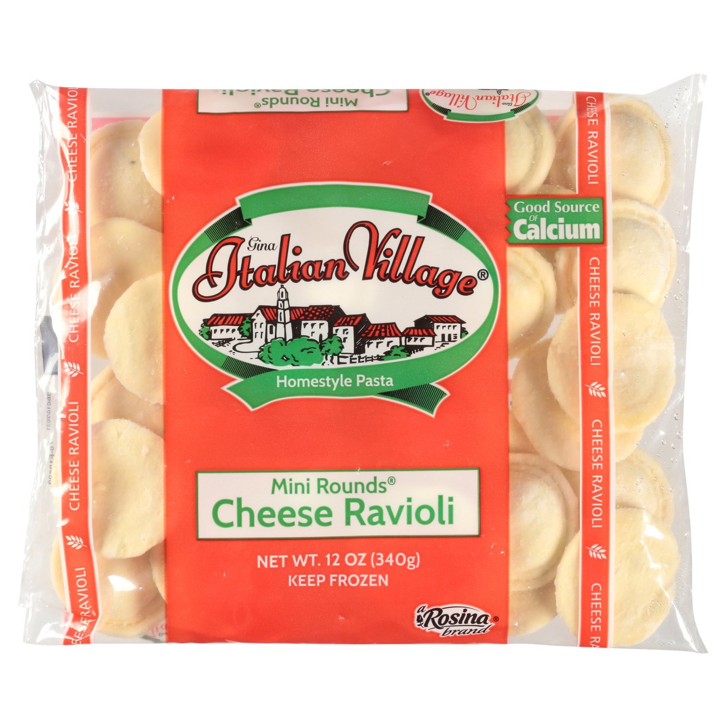 Rosina Italian Village Mini Round Cheese Ravioli Homestyle Pasta, 12 oz Image 1 of 7