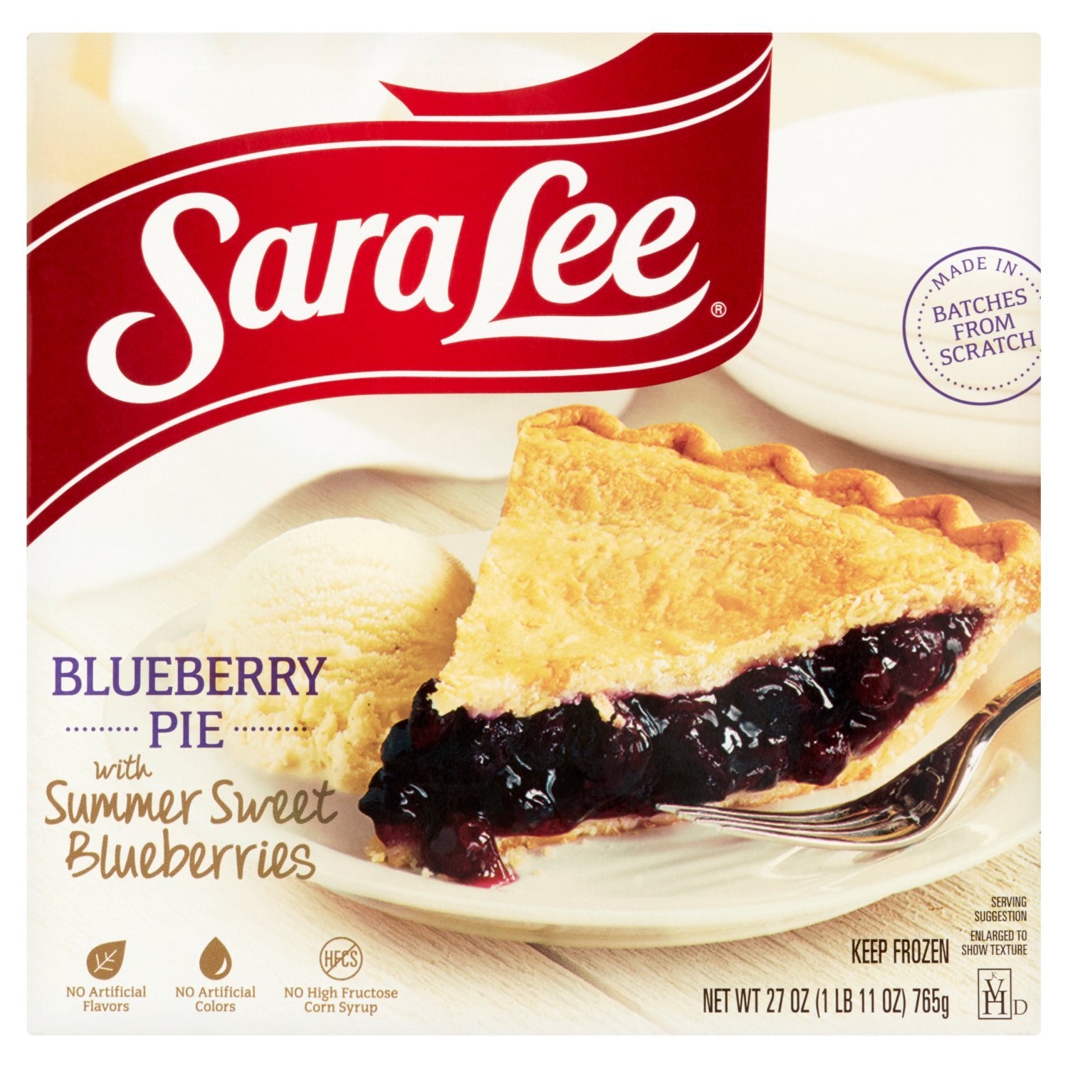 Sara Lee Blueberry Pie with Summer Sweet Blueberries, 27 oz Image 1 of 5