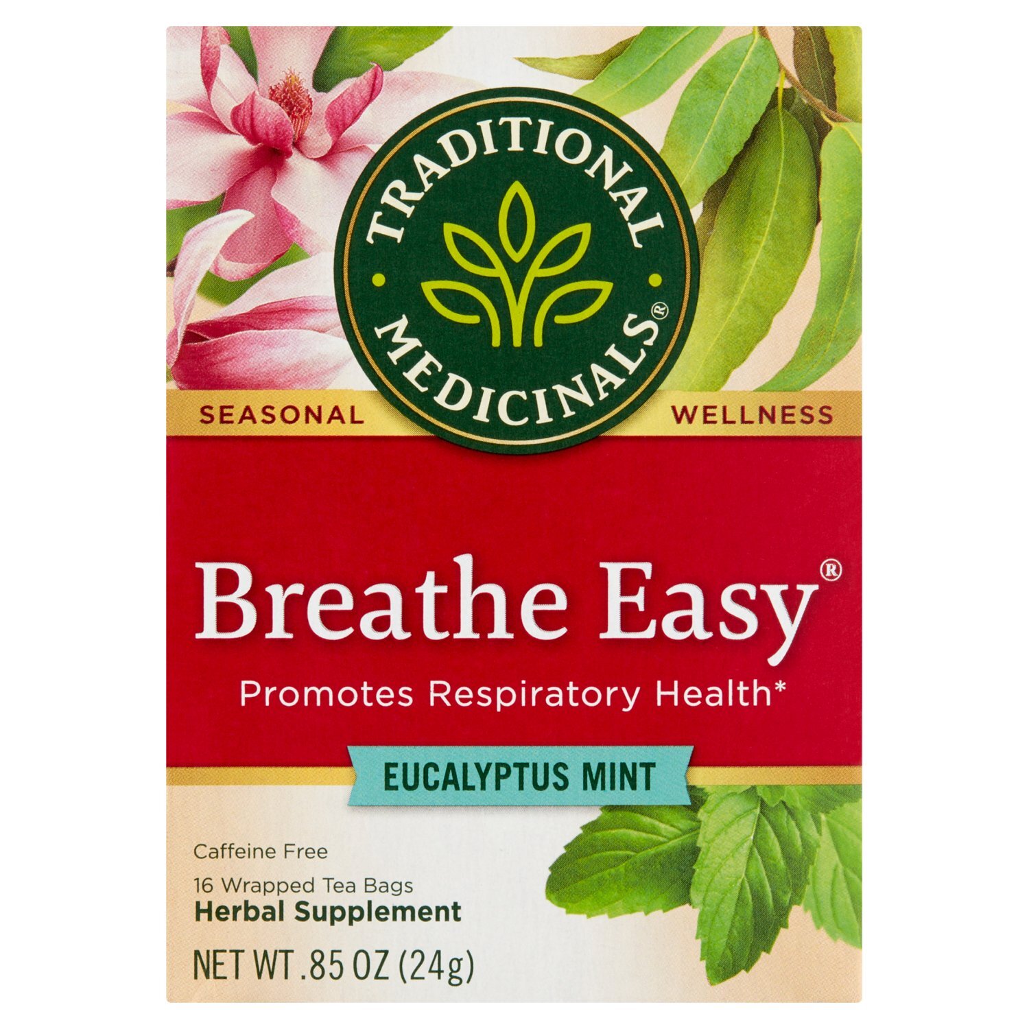Traditional Medicinals Breathe Easy Eucalyptus Mint Herbal