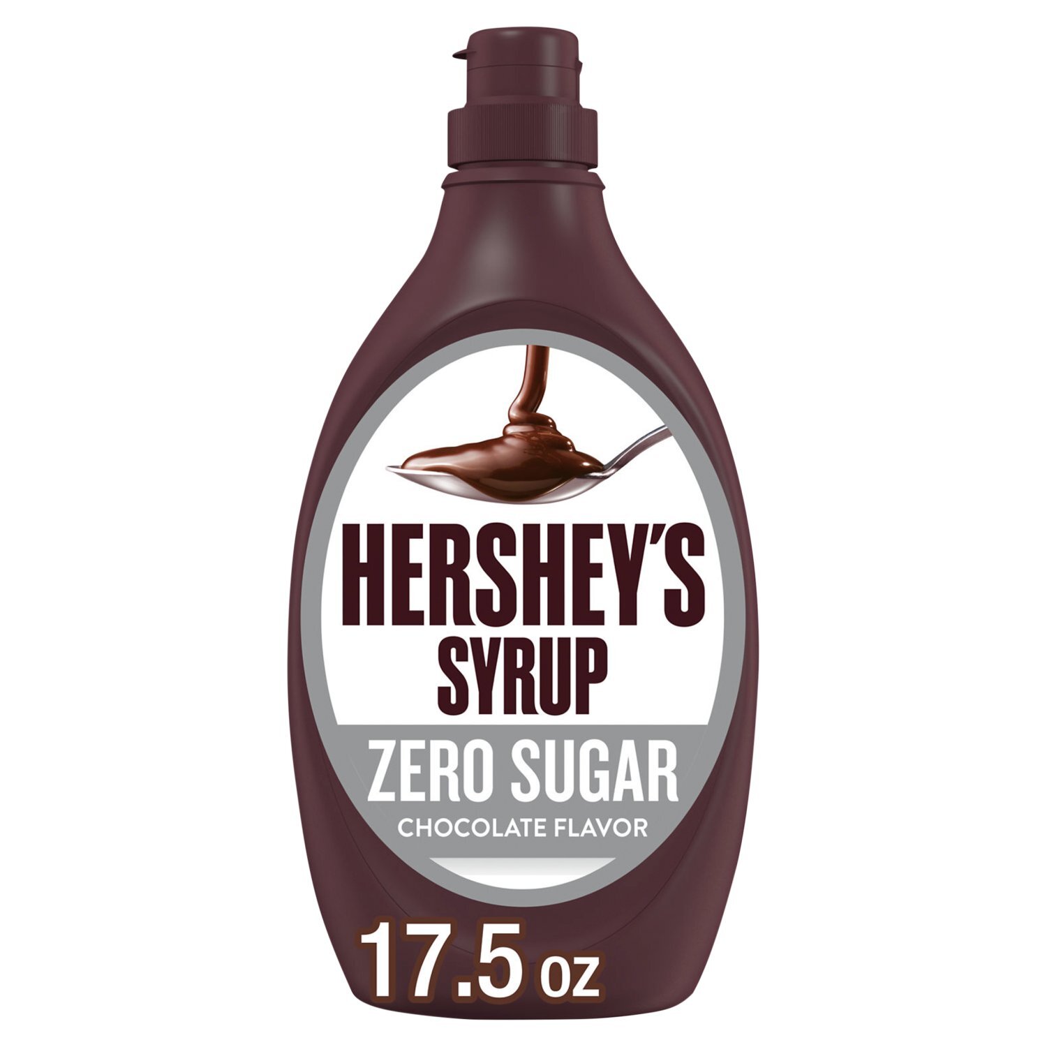 Hershey's Zero Sugar Genuine Chocolate Flavor Syrup, 17.5 oz - Fairway