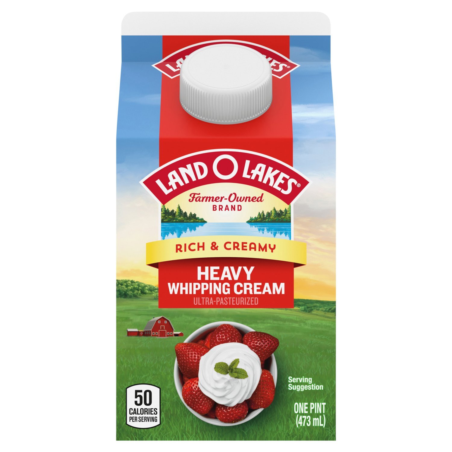 Land O Lakes Heavy Whipping Cream, one pint Image 1 of 9