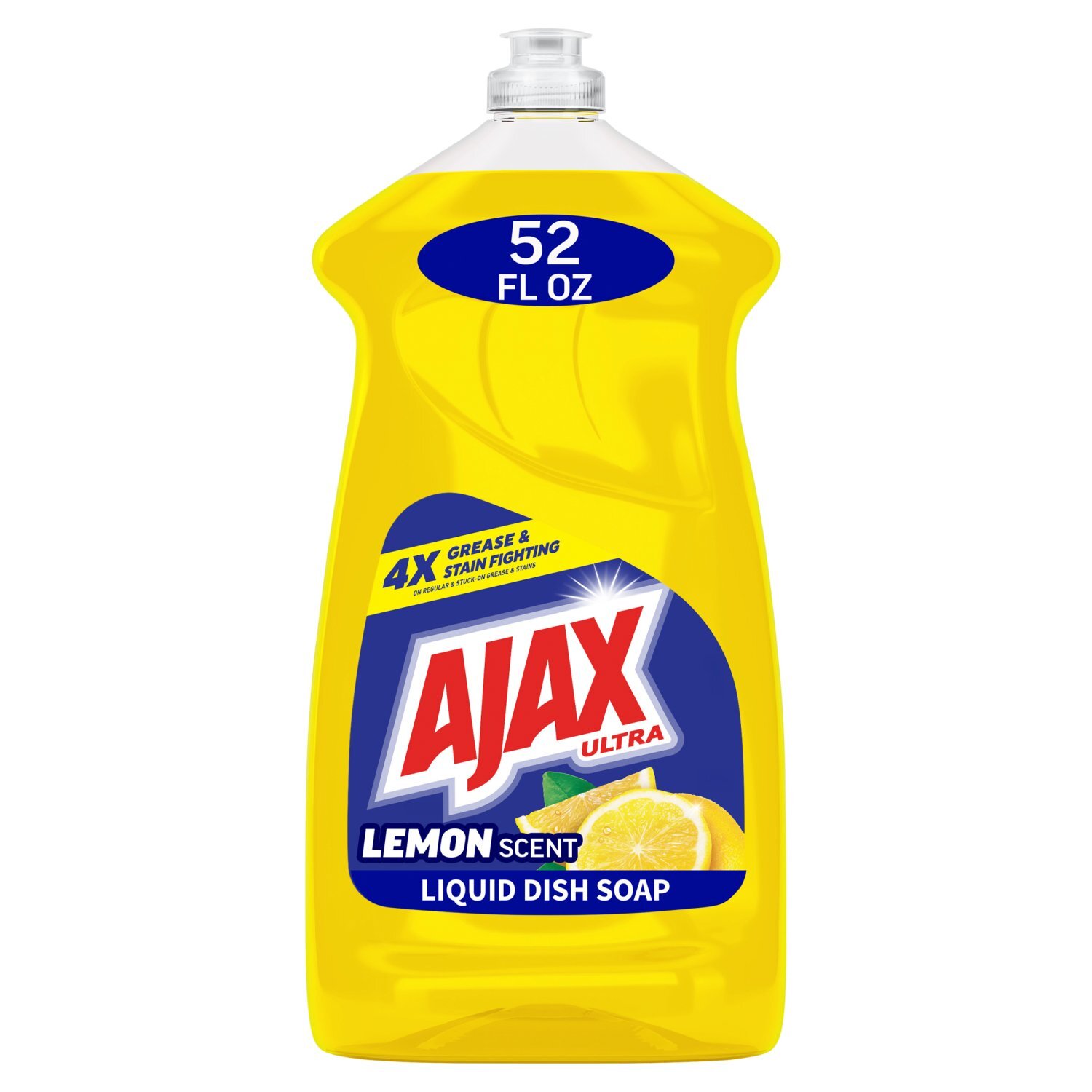 Ajax Ultra Lemon Scent Super Degreaser Dish Liquid, 52 fl oz Image 1 of 12