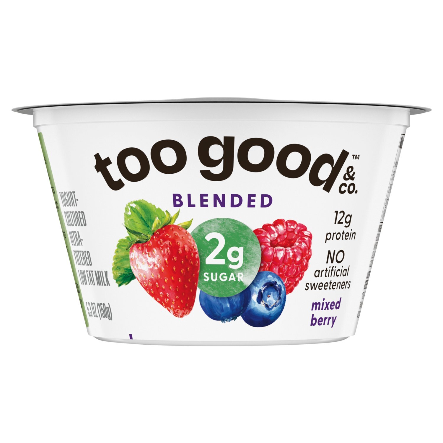 Too Good & Co. Mixed Berry Blended Yogurt-Cultured Ultra-Filtered