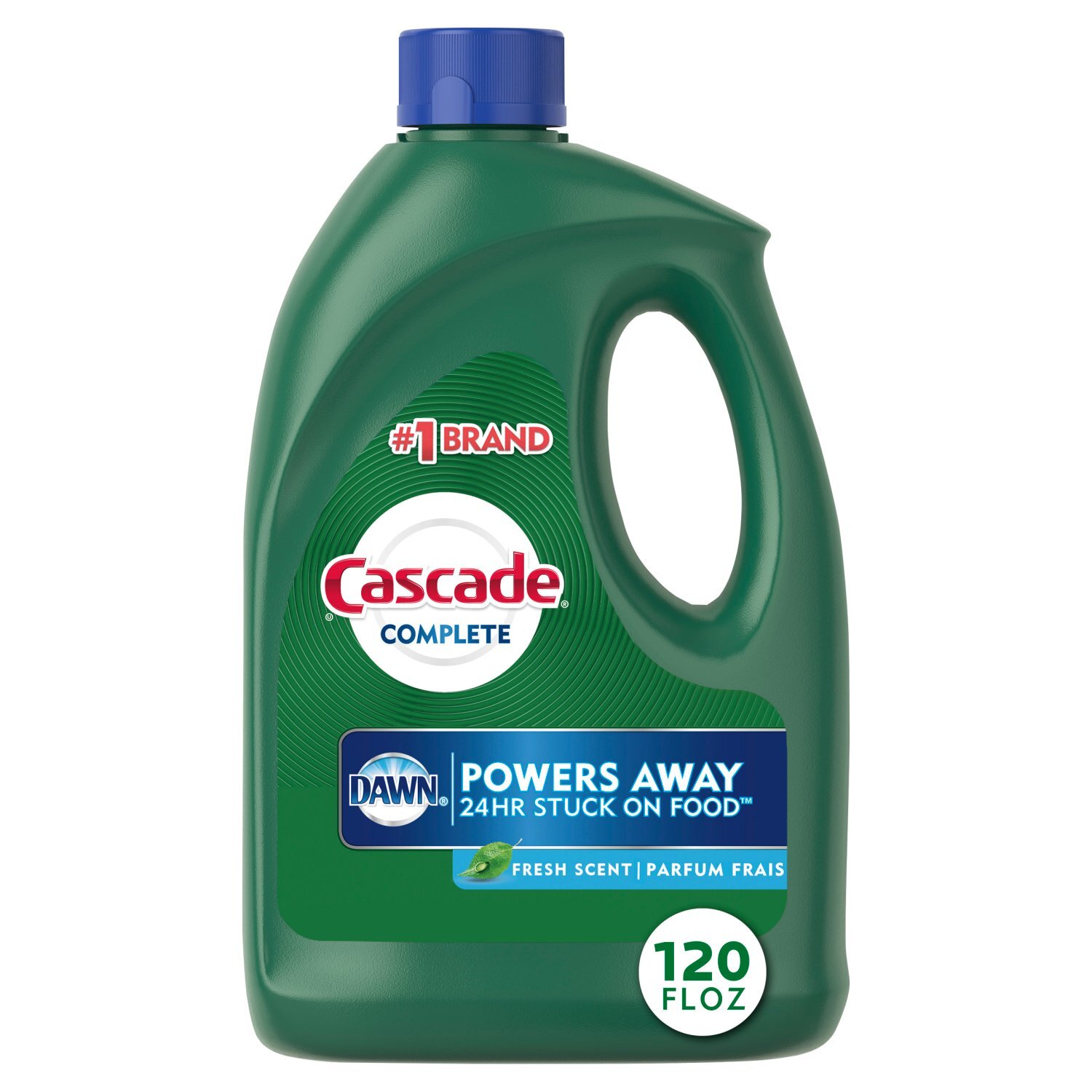Cascade Dawn Complete Dishwasher Detergent, Liquid Gel, Dish Detergent Soap, Fresh Scent, 120oz Image 1 of 9