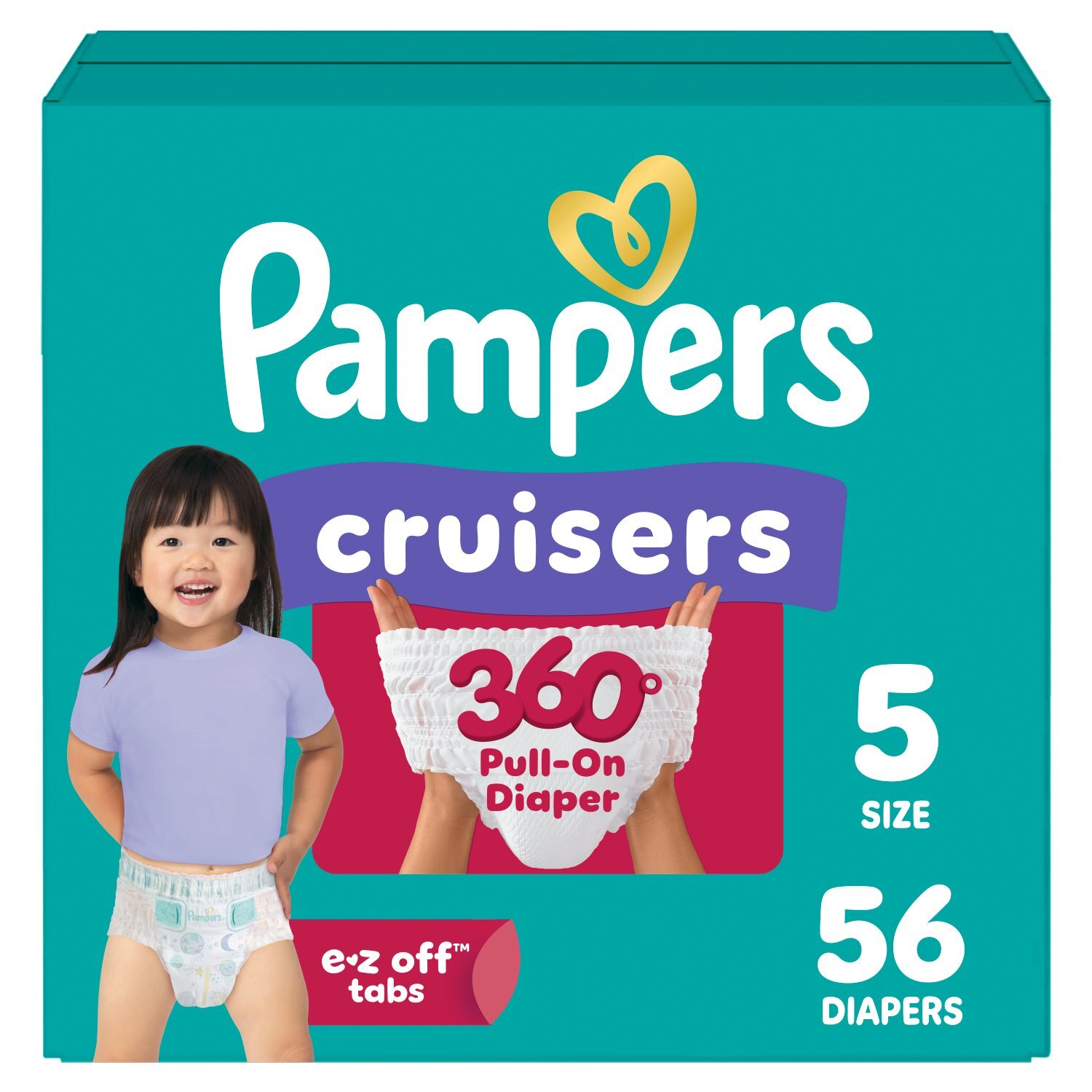 Pampers Cruisers 360 size 5, 56 ct
 Image 1 of 14