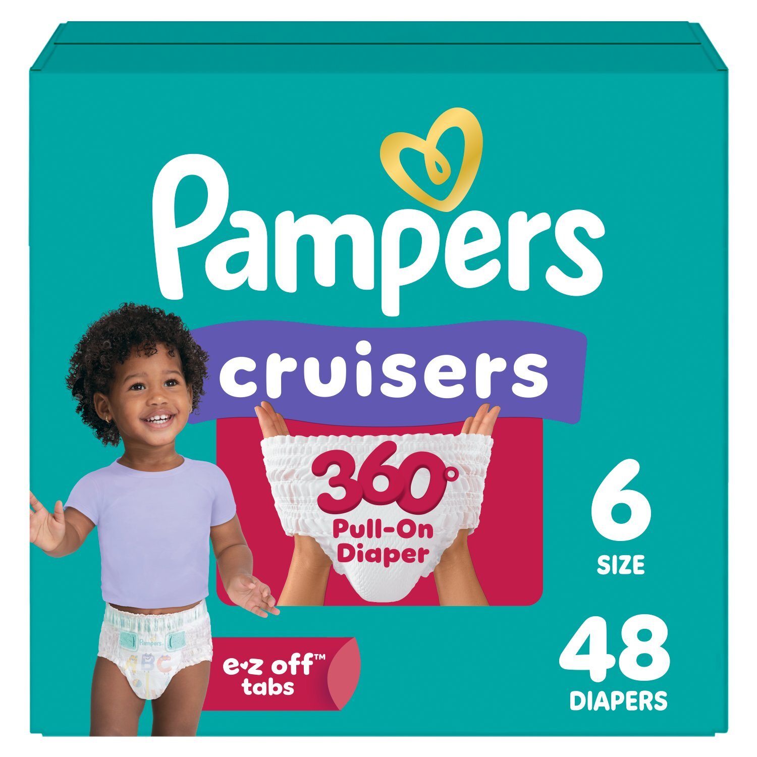 Pampers Cruisers 360 size 6, 48 ct
 Image 1 of 14