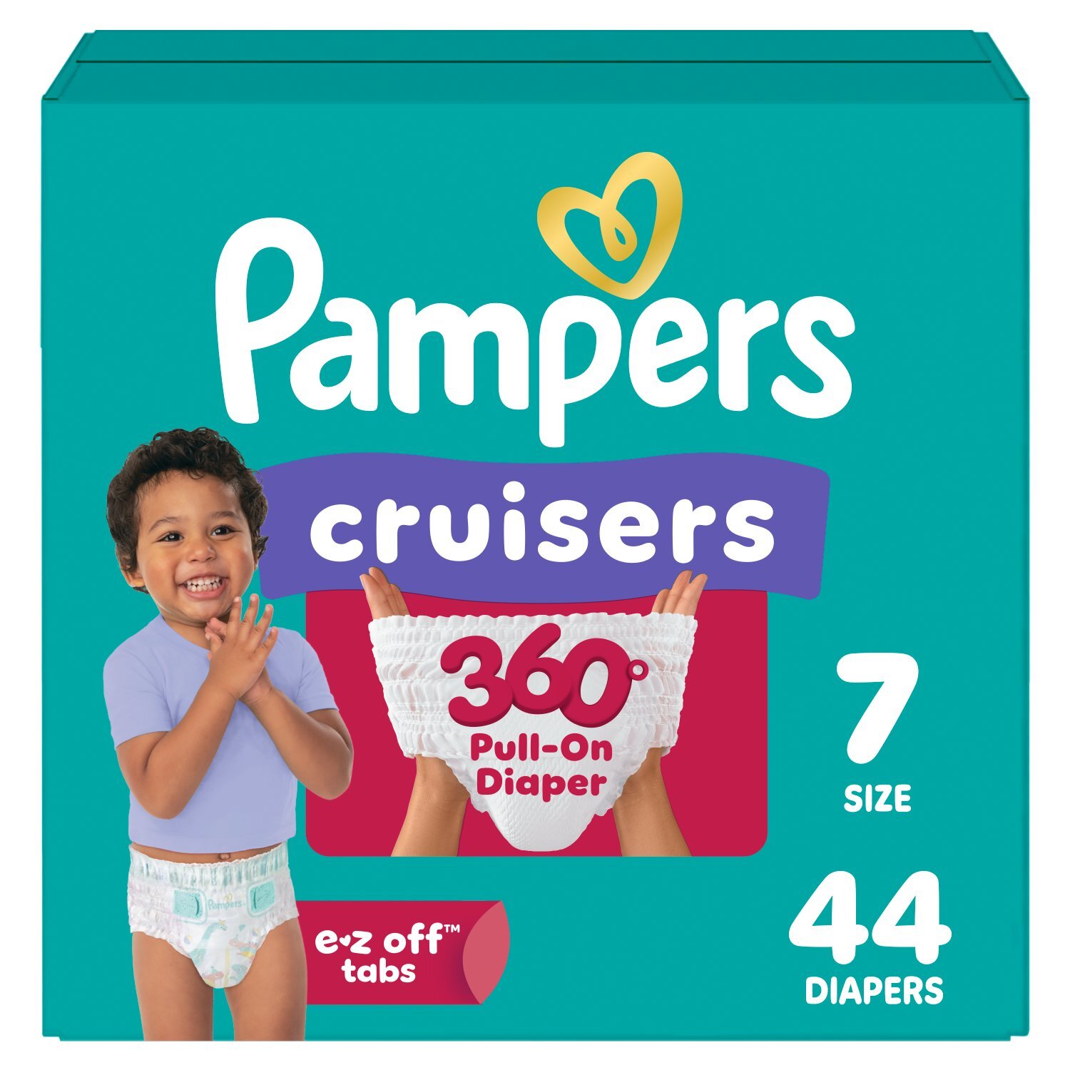 Pampers Cruisers 360 size 7, 44 ct Image 1 of 14