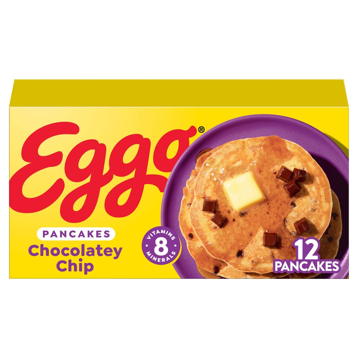 Eggo Chocolatey Chip Pancakes, 12 count, 14.8 oz Image 1 of 11