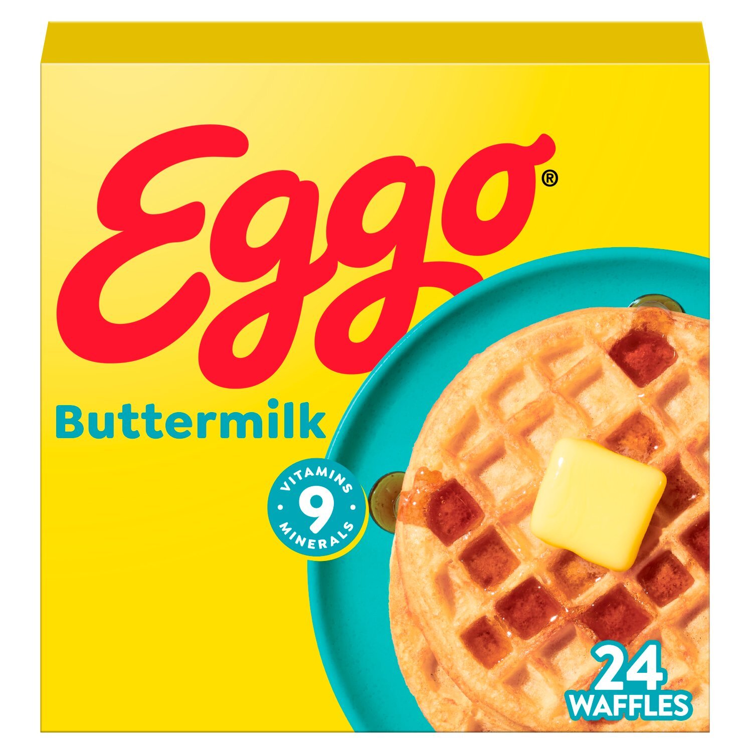 Eggo Buttermilk Waffles Family Pack, 24 count, 29.6 oz Image 1 of 12