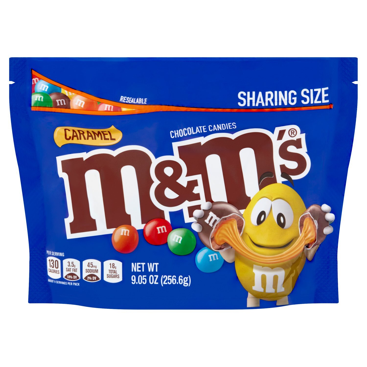 M&M's Caramel Chocolate Candies Sharing Size, 9.05 oz - The Fresh