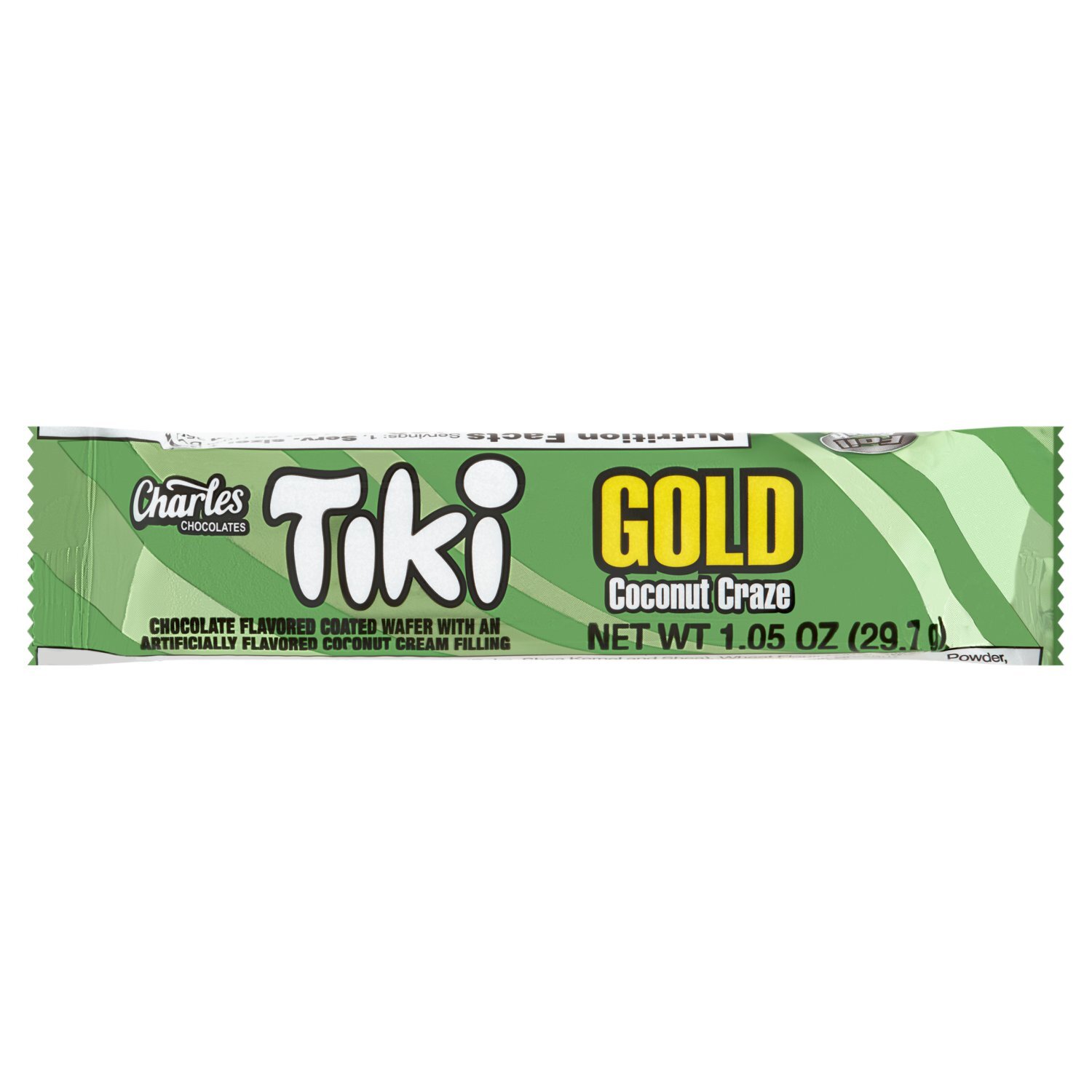 Coco品 Charles Tiki Gold Coconut Craze Chocolates, 1.05 oz - Price Rite