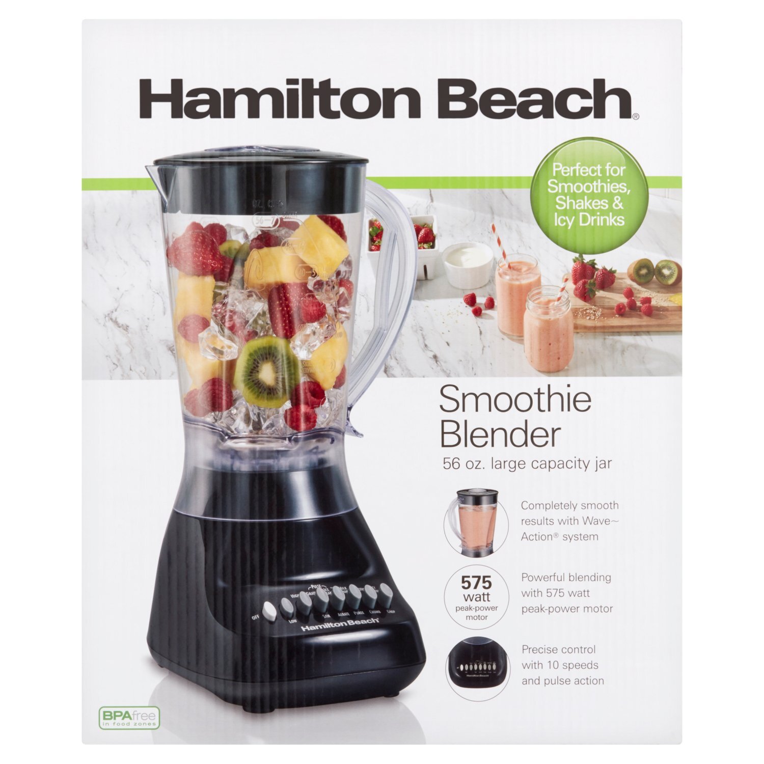 Hamilton Beach 56 oz Smoothie Blender Image 1 of 4