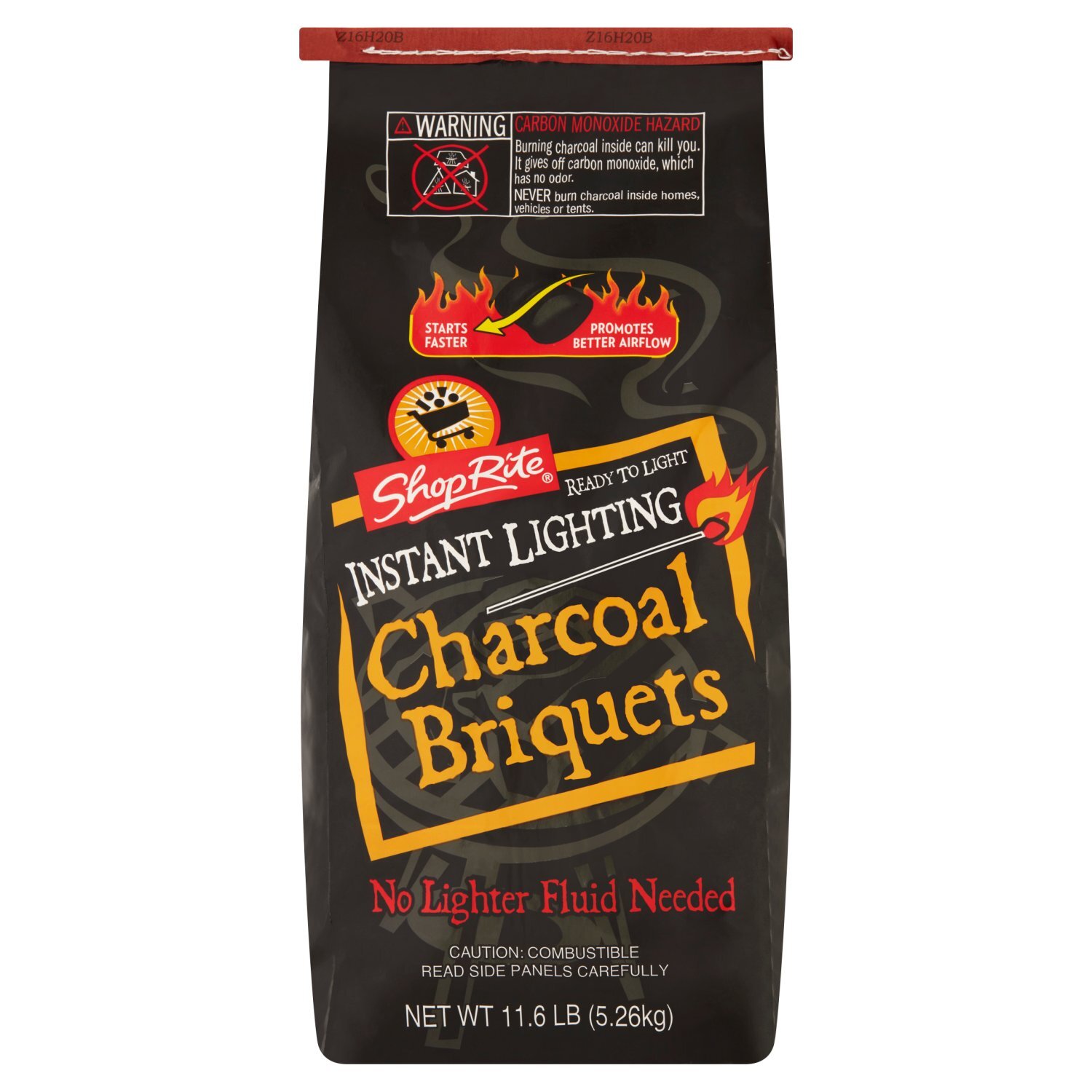 ShopRite Instant Lighting Charcoal Briquets, 11.6 lb - The Fresh