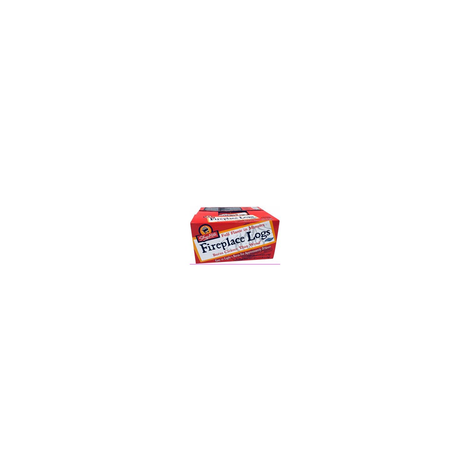 ShopRite 2-Hour Fireplace Logs - 6 Pack, 16.8 pound