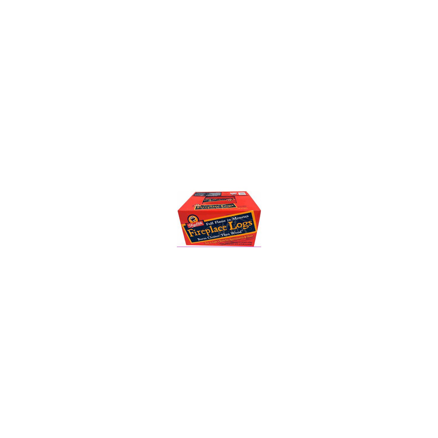 ShopRite 4-Hour Fire Logs - 6 Pack, 28.8 pound