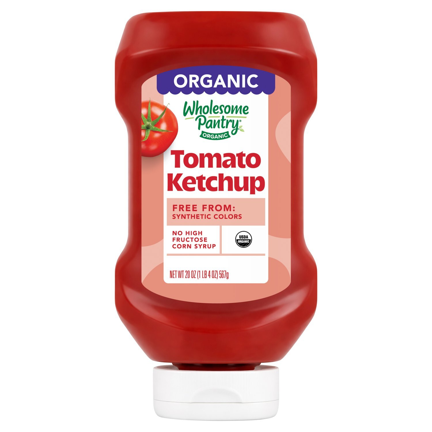 Wholesome Pantry Organic Tomato Ketchup, 20 oz Image 1 of 6