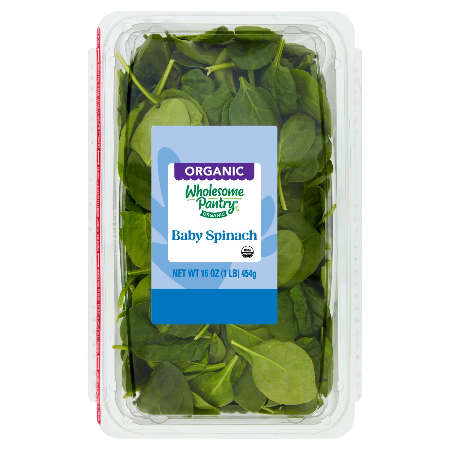 Wholesome Pantry Organic Baby Spinach, 1 lb