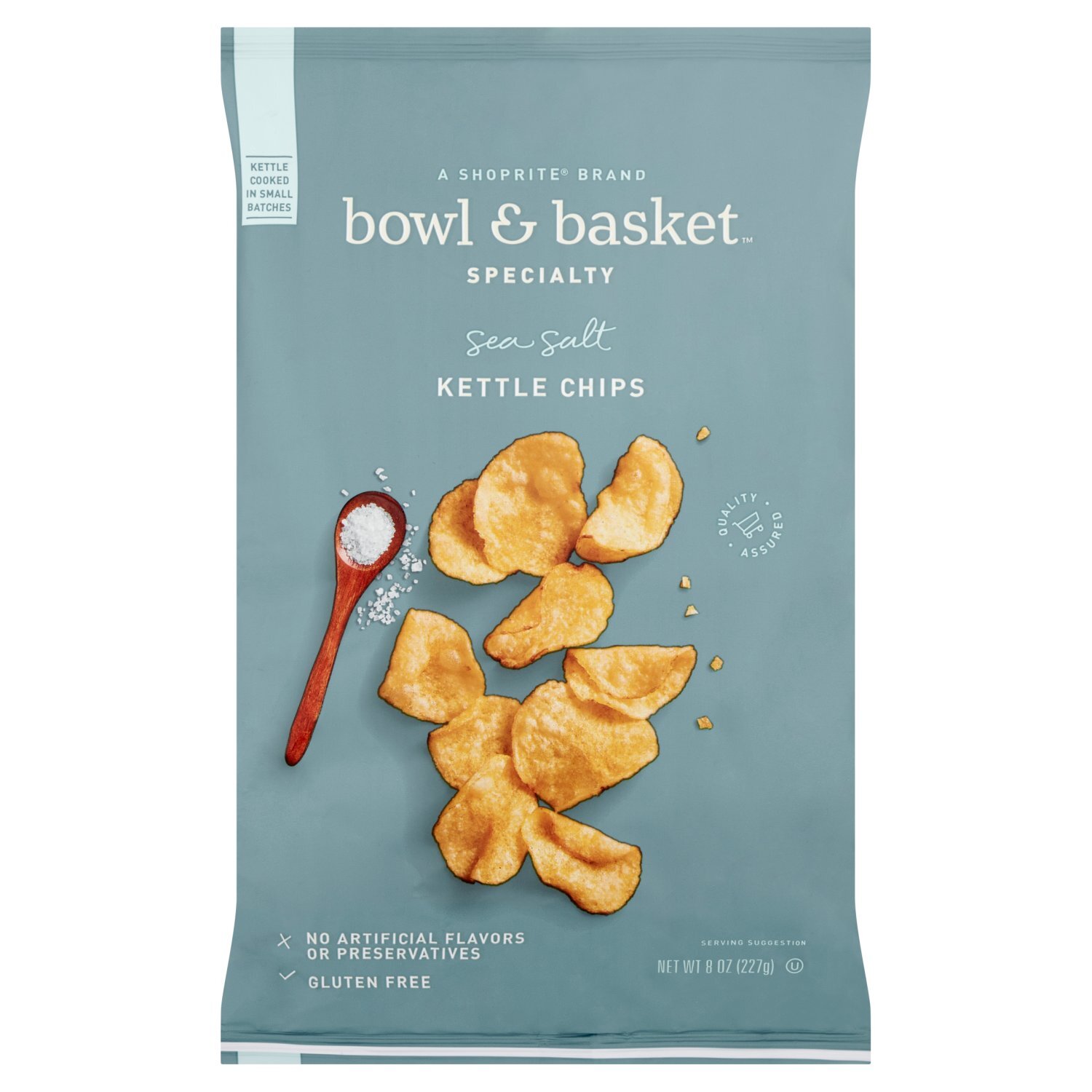 Bowl & Basket Specialty Sea Salt Kettle Chips, 8 oz Image 1 of 5