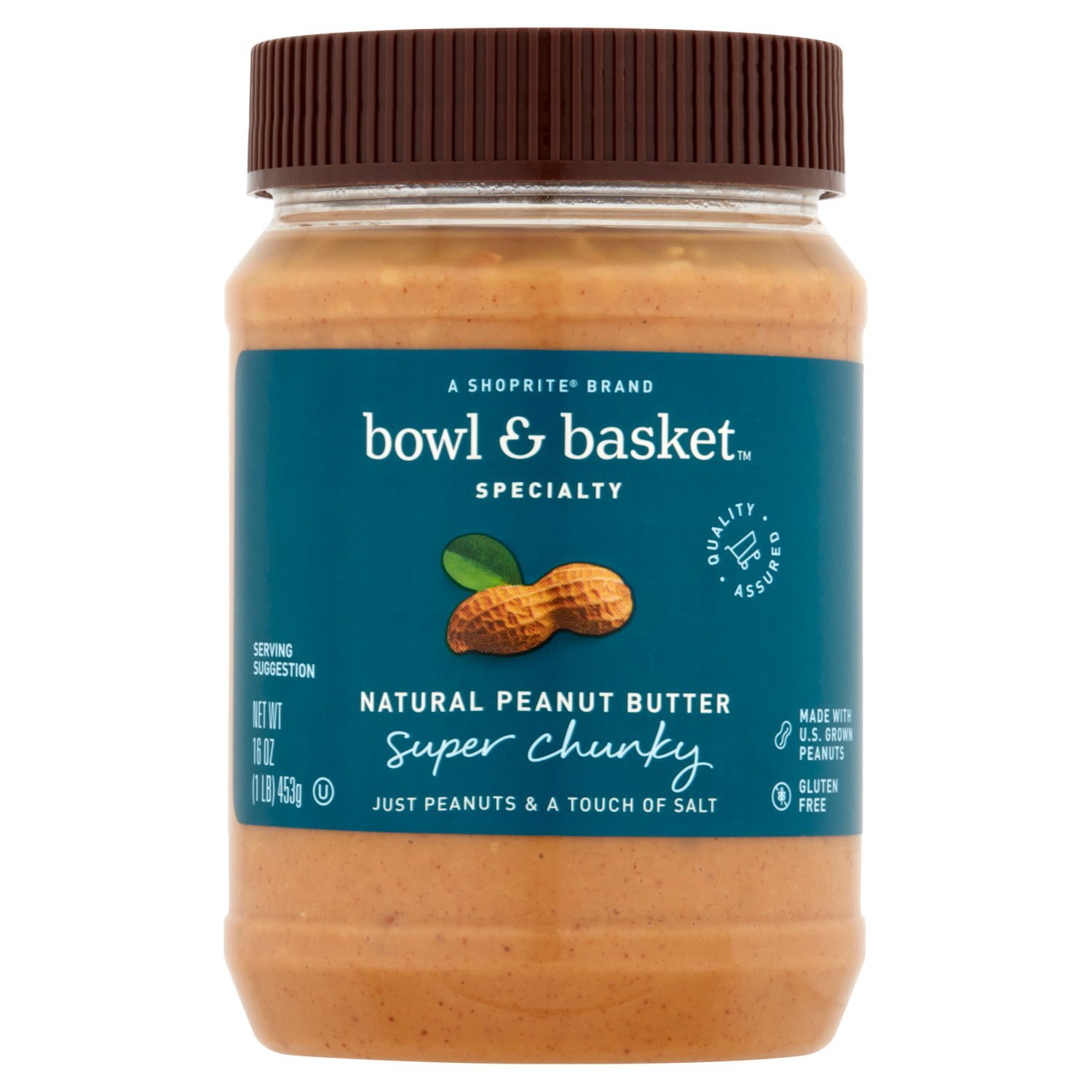 Bowl & Basket Specialty Super Chunky Natural Peanut Butter, 16 oz Image 1 of 5