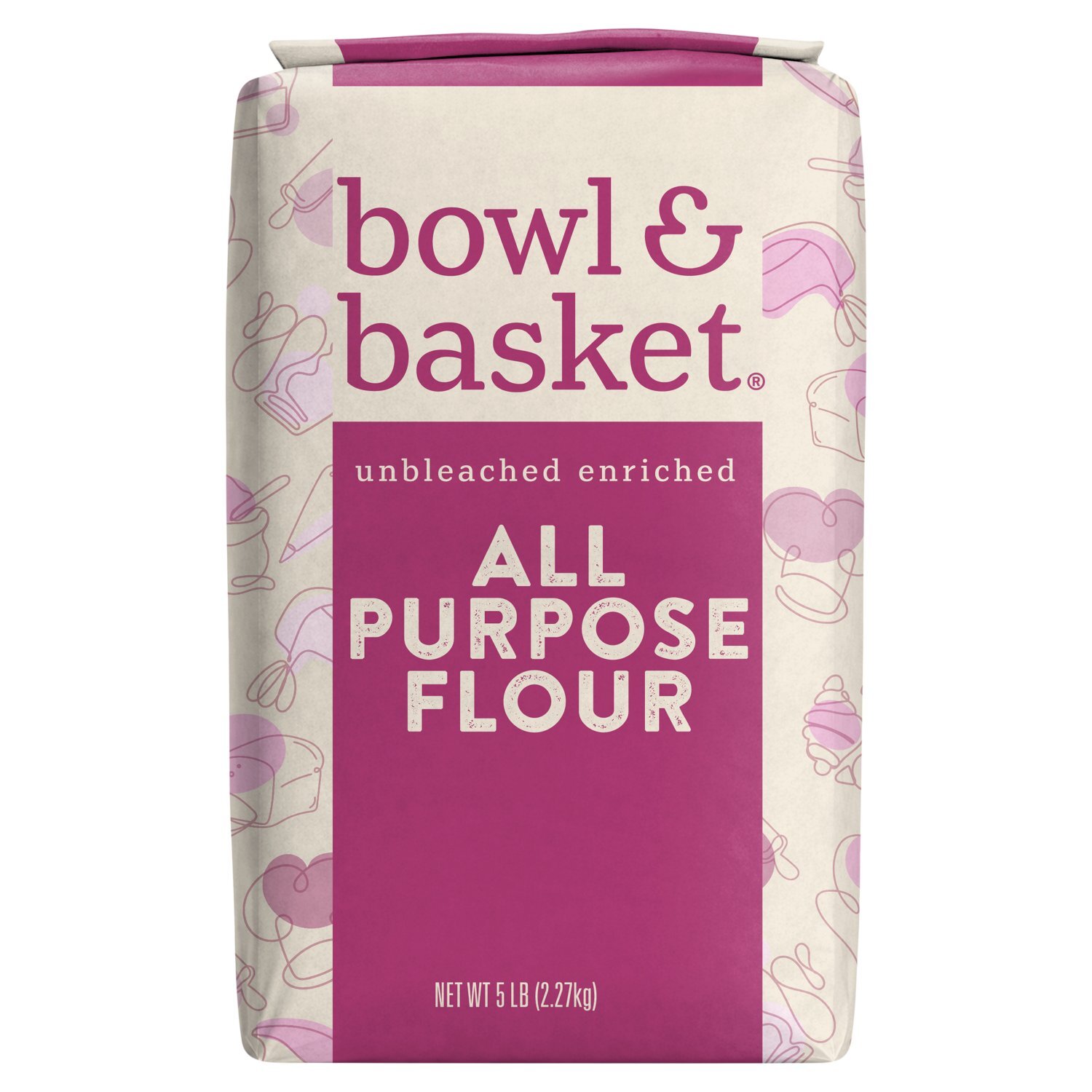 Bowl & Basket Pre-Sifted Unbleached Enriched All Purpose Flour, 5 lb Image 1 of 5