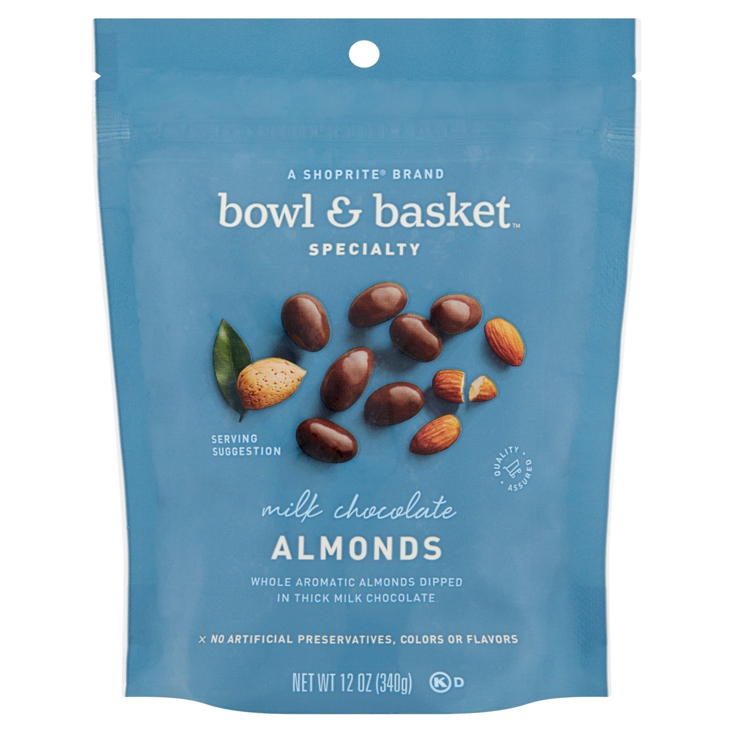 Bowl & Basket Specialty Milk Chocolate Almonds, 12 oz Image 1 of 5
