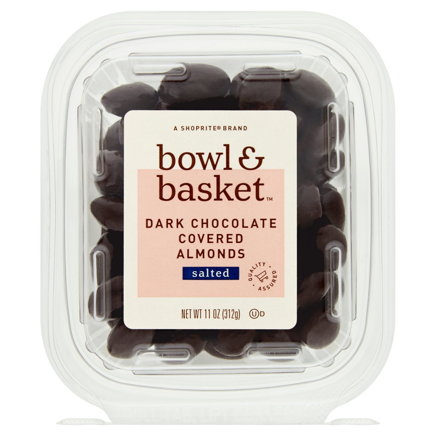 Bowl & Basket Salted Dark Chocolate Covered Almonds, 11 oz Image 1 of 4