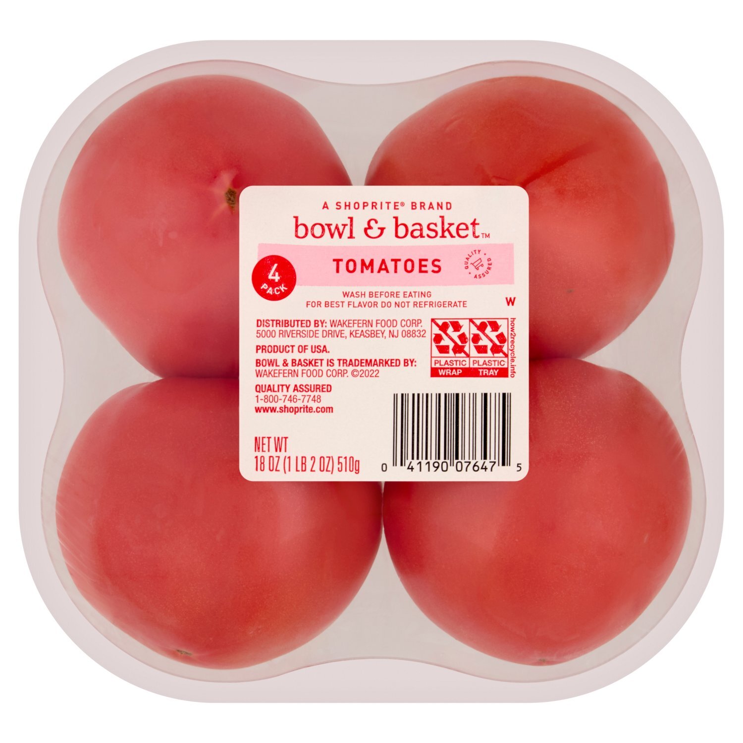 Bowl & Basket Tomatoes, 4 count, 18 oz - Fairway