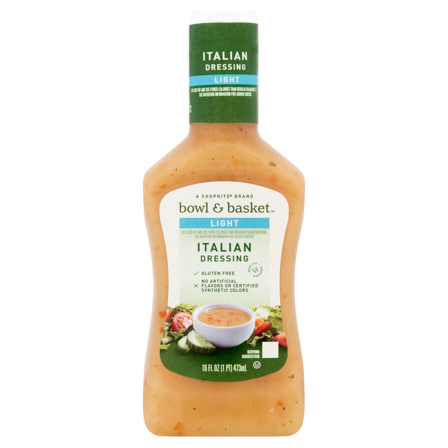 Bowl & Basket Light Italian Dressing, 16 fl oz