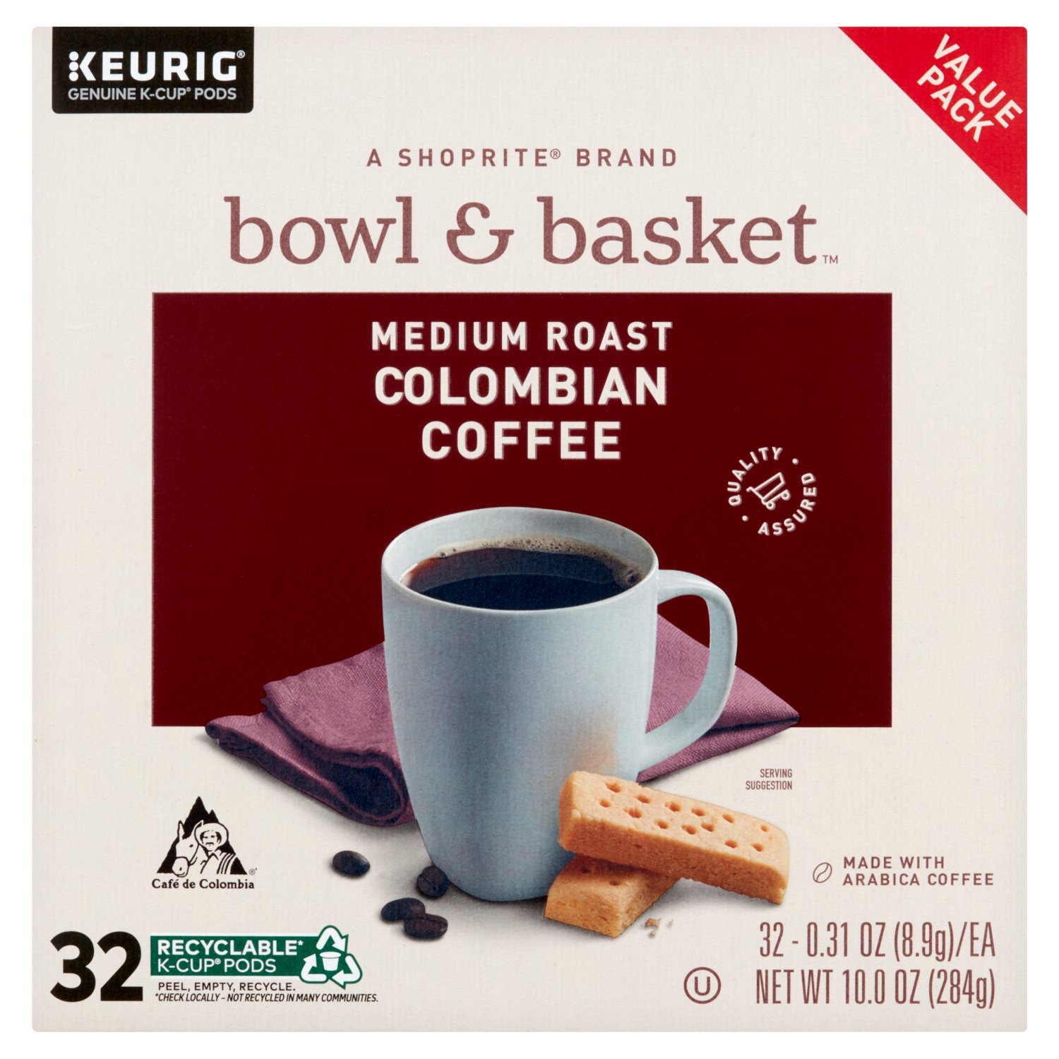&Me COFFEE 2袋セット Bowl & Basket Medium Roast Colombian Coffee K-Cup Pods Value Pack